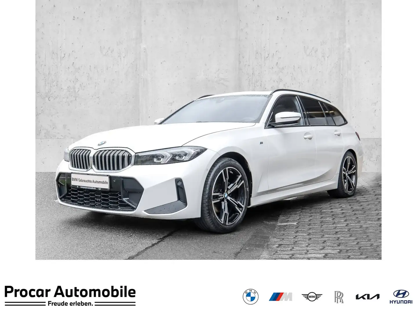 BMW 320 d Touring M Sport AHK Pano HiFi DAB Tempomat Shz Wit - 1