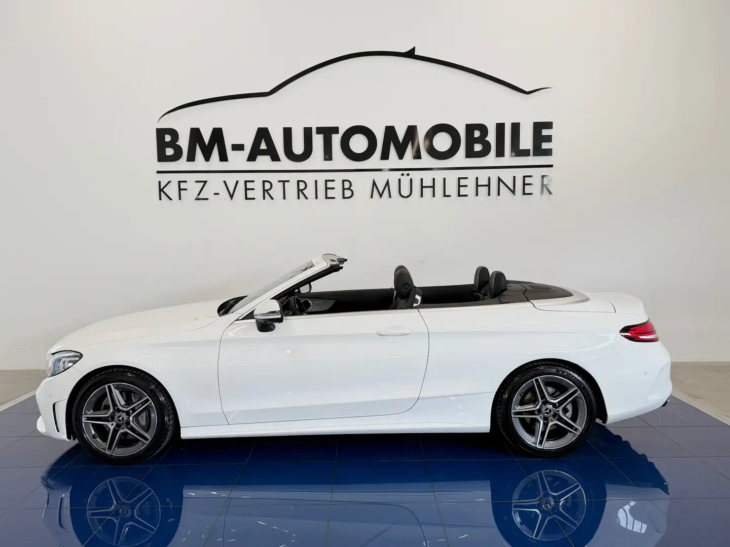 Mercedes-Benz C 220 d Cabrio Aut.,AMG-Line,AHK,360Grad,Distronic,LED, Weiß - 1
