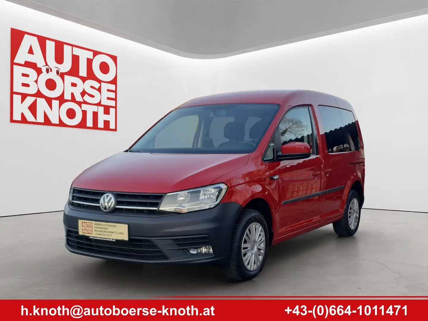 Volkswagen Caddy Trendline 2,0 TDI Kombi Rot - 1
