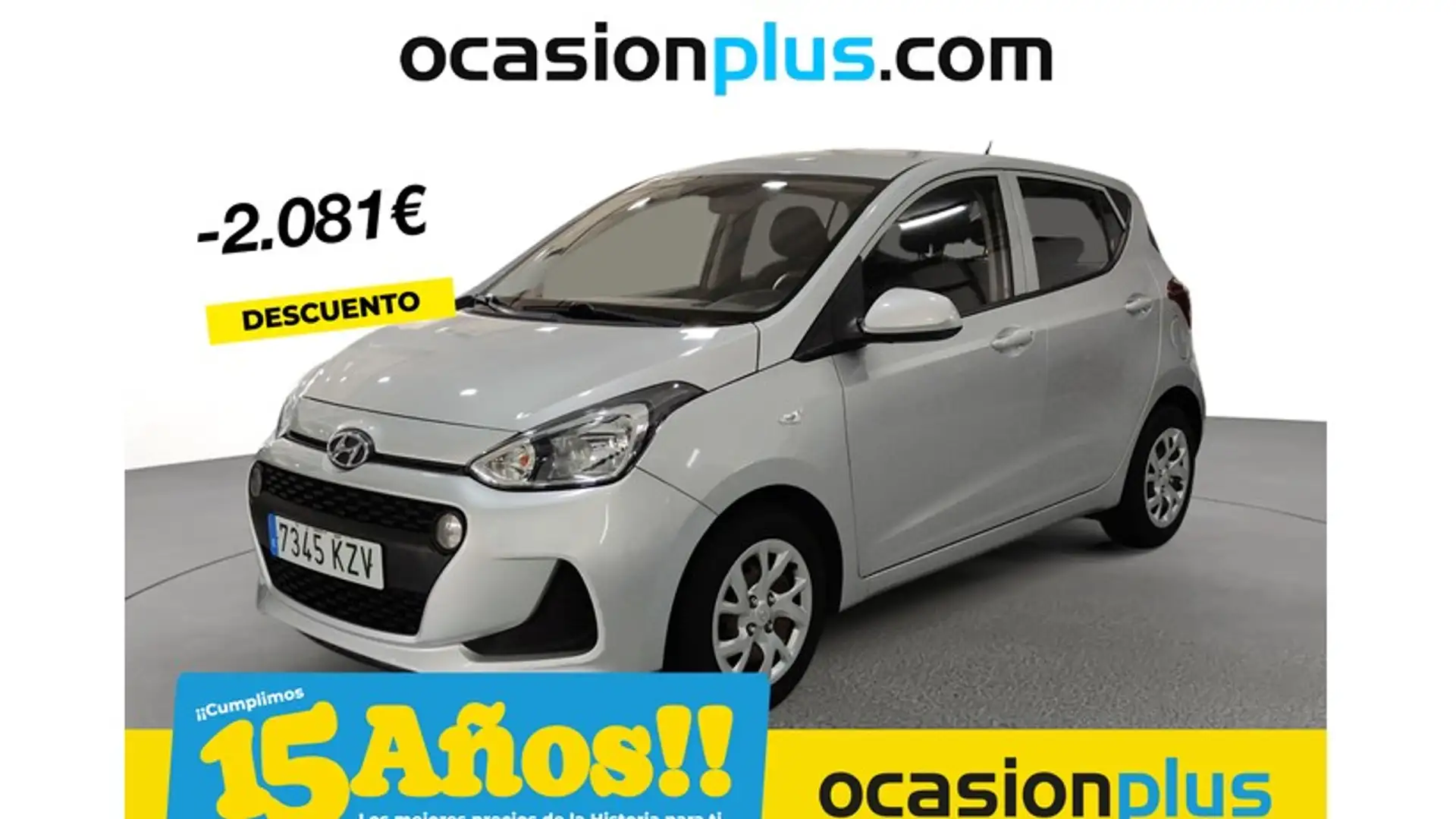 Hyundai i10 1.2 MPI Tecno Edition Argent - 1