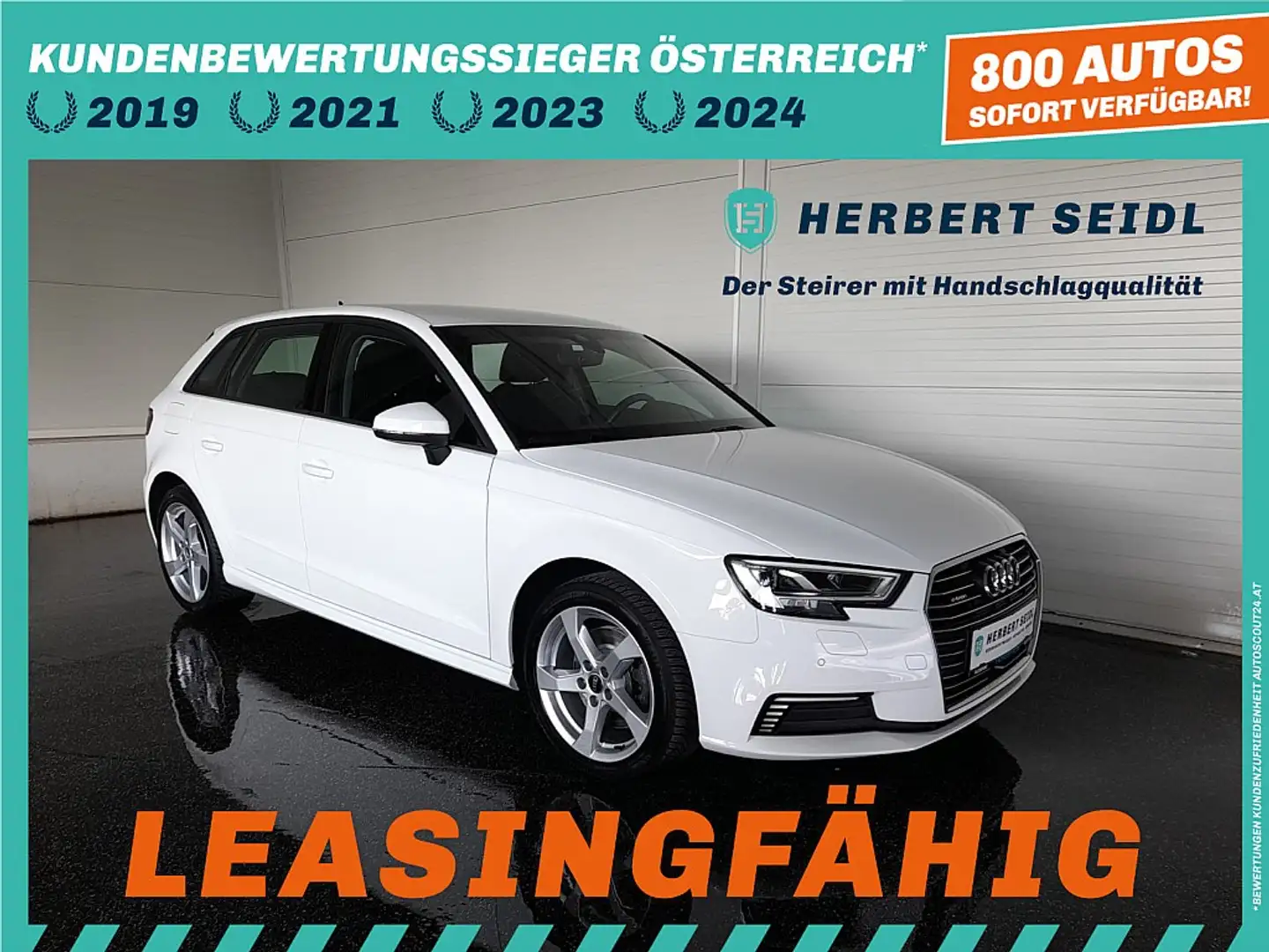 Audi A3 SB SPORT 40 TFSIE S-tr. *LED / NAVI / TEMPOMAT ... Weiß - 1