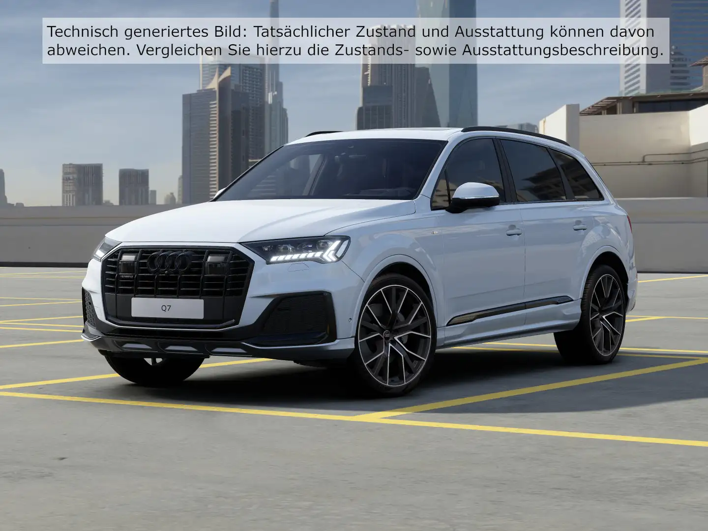 Audi Q7 50 TDI quattro tiptronic S line 7Sitzer Laser Weiß - 1