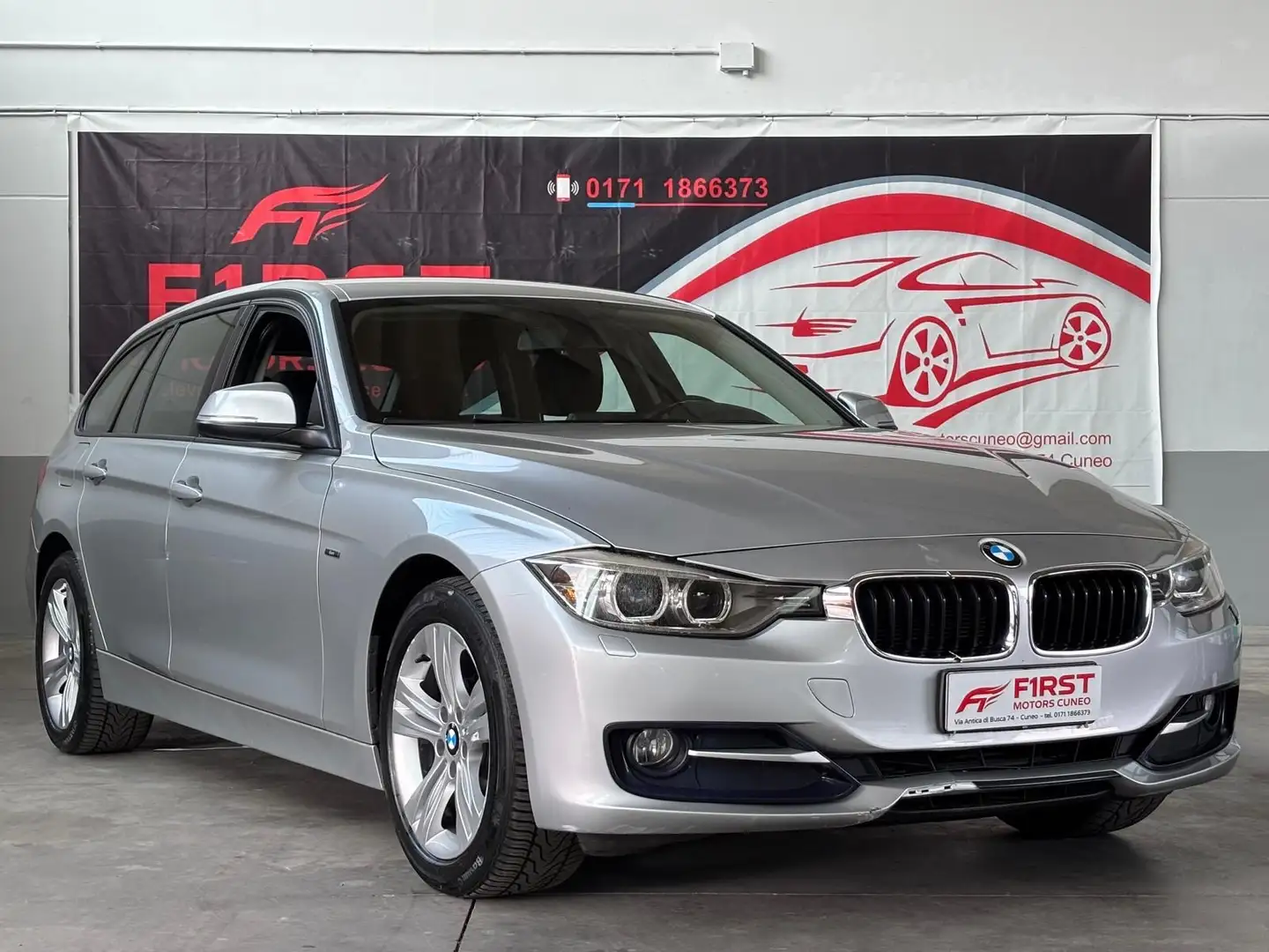 BMW 316 Serie 3 F31 2012 Touring 316d Touring Msport Argento - 1