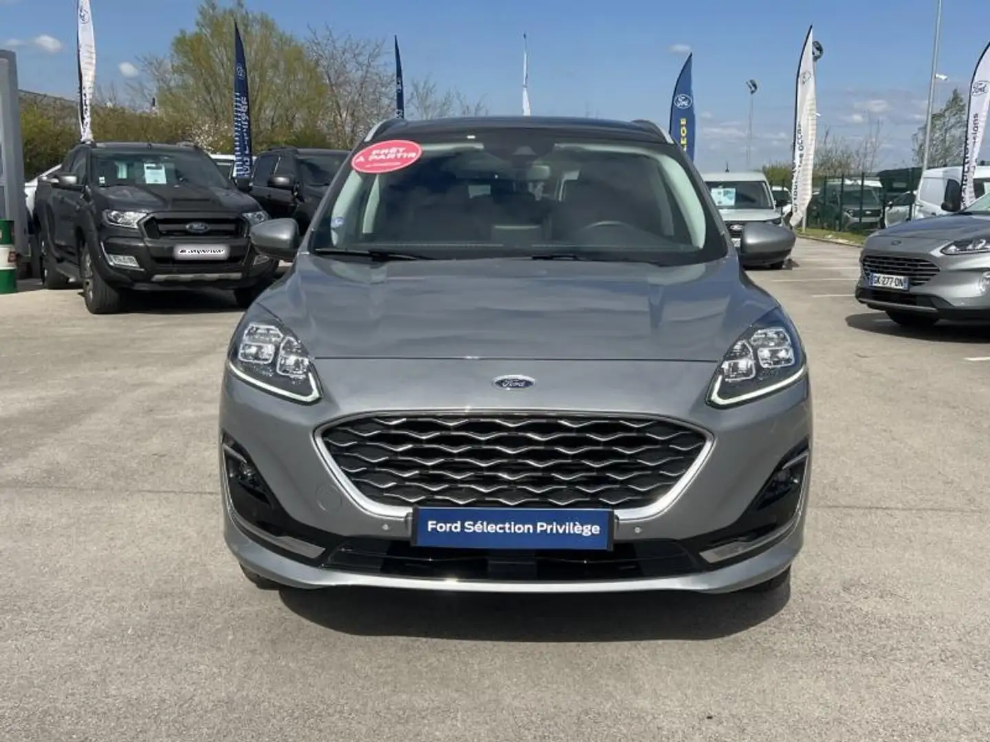 Ford Kuga 2.5 Duratec 190ch FHEV Vignale BVA i-AWD Gris - 2