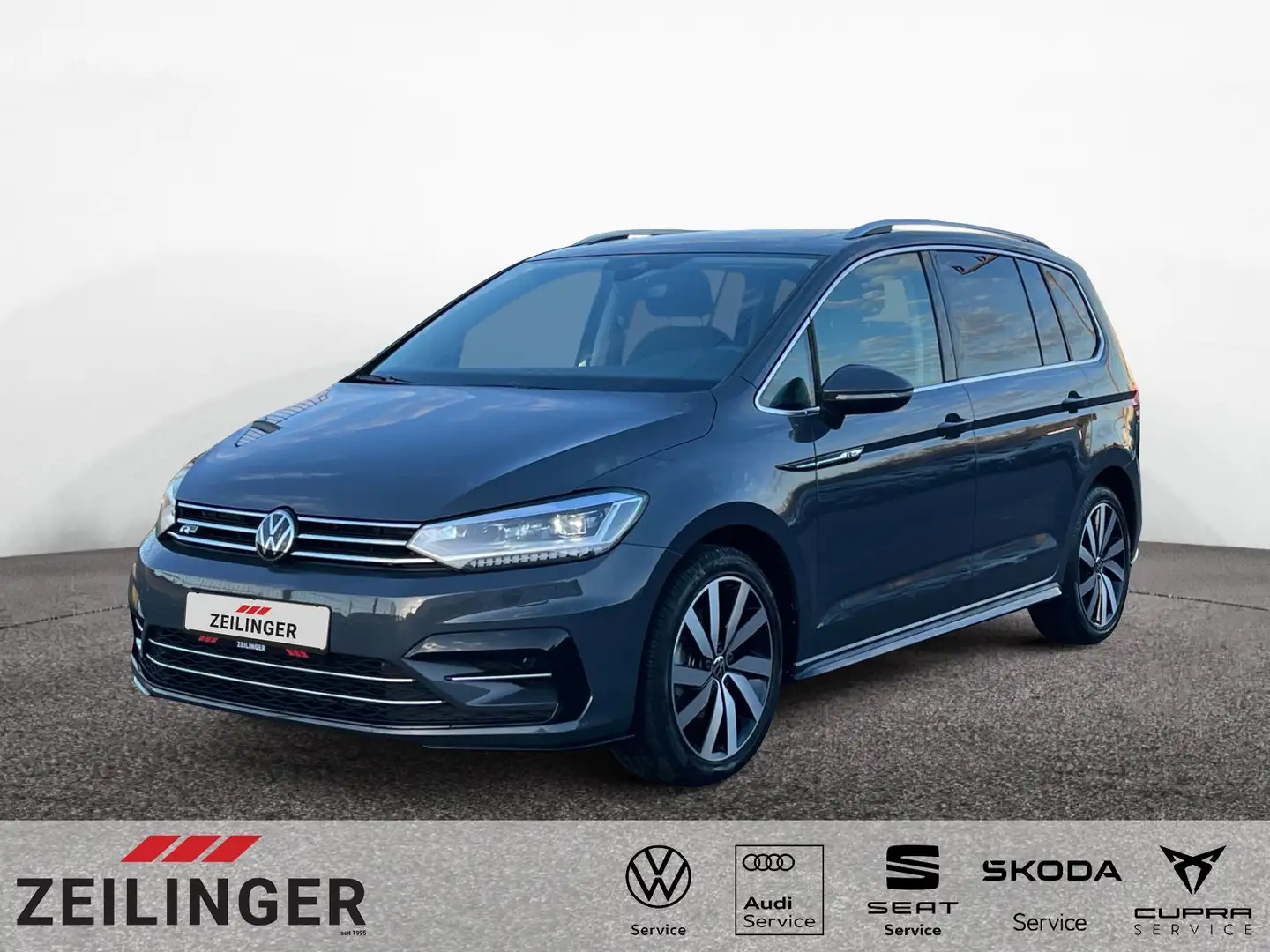 Volkswagen Touran Highline TSI DSG|R-Line|7 SITZE|AHK|PANO Grau - 1