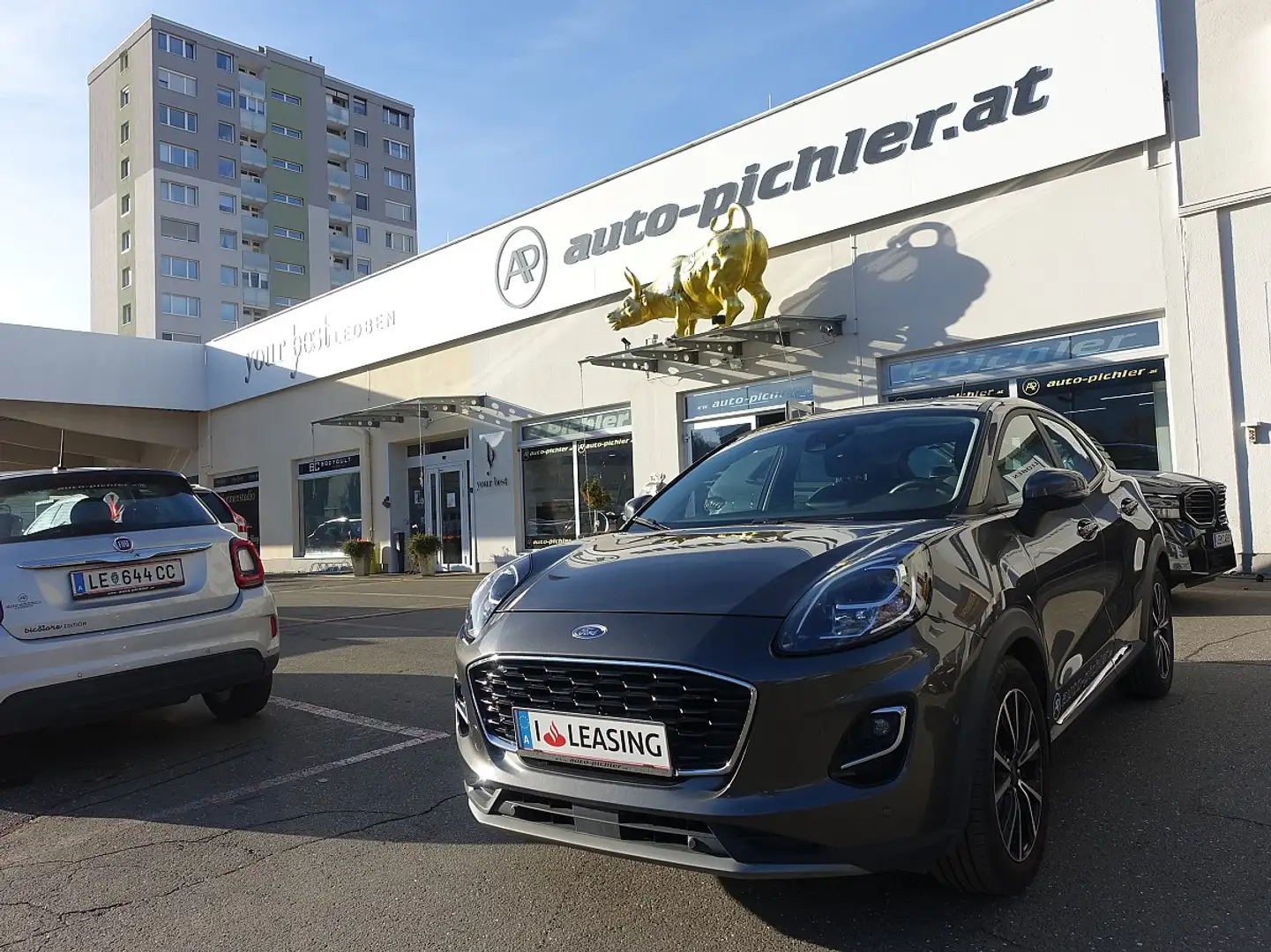 Ford Puma 1,0 EcoBoost Hybrid Titanium Grau - 1