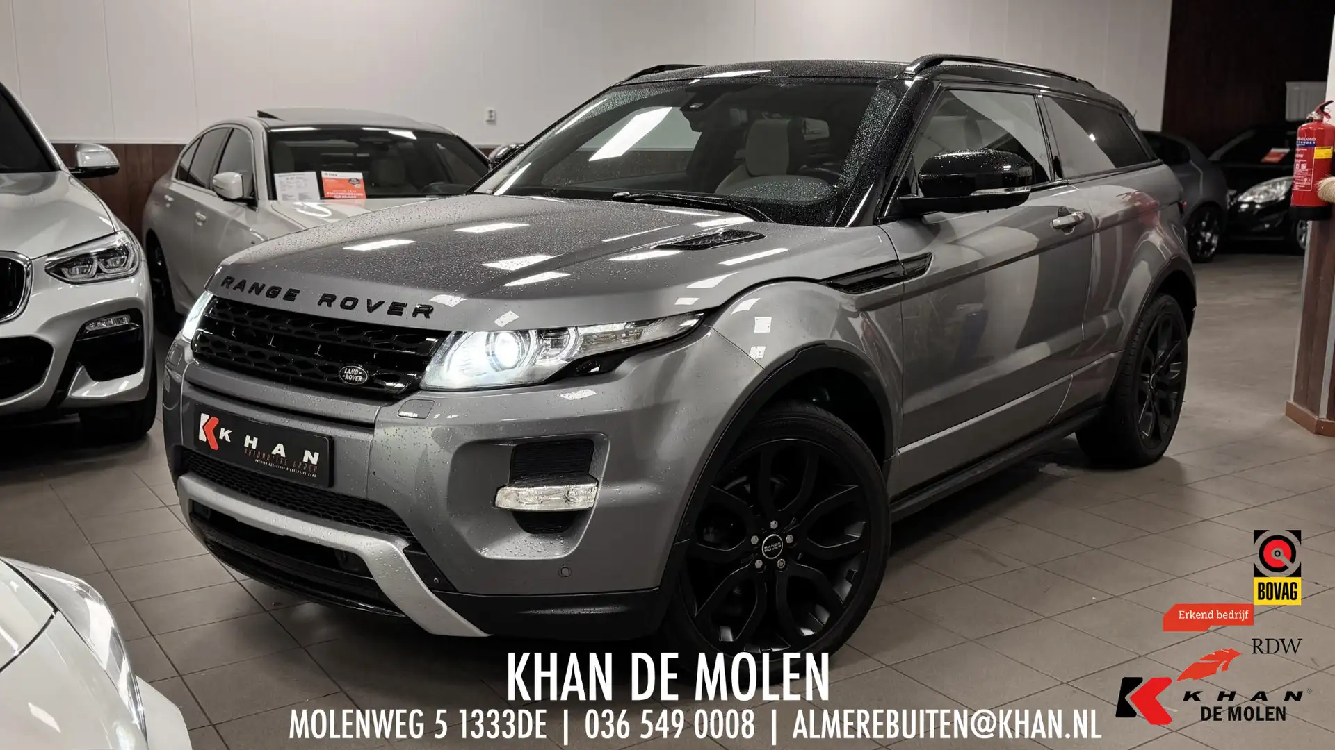 Land Rover Range Rover Evoque Coupé 2.0 Si 4WD Prestige VOL|Pano|Trekhaak|360º|E Gris - 1