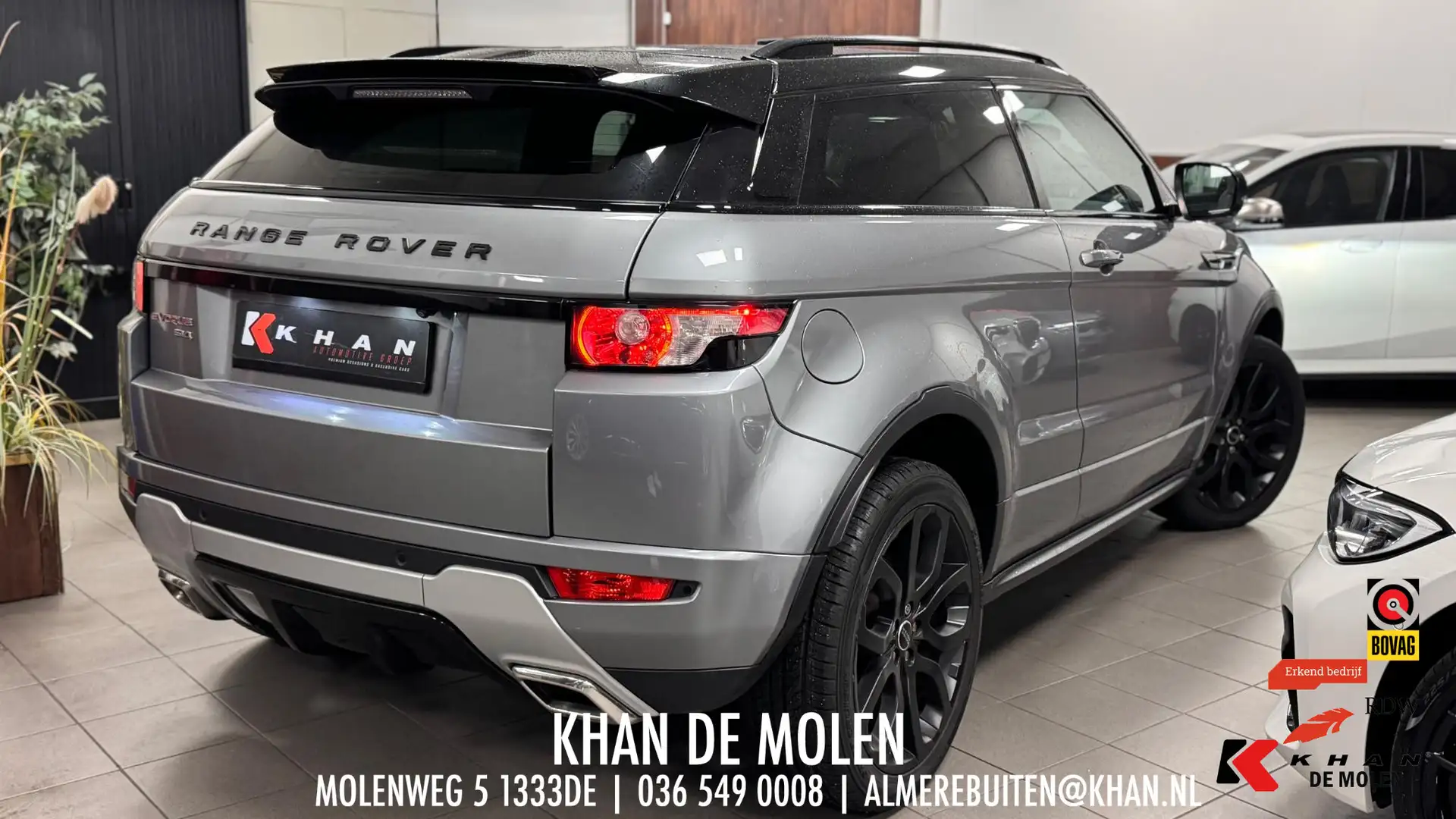 Land Rover Range Rover Evoque Coupé 2.0 Si 4WD Prestige VOL|Pano|Trekhaak|360º|E Gris - 2