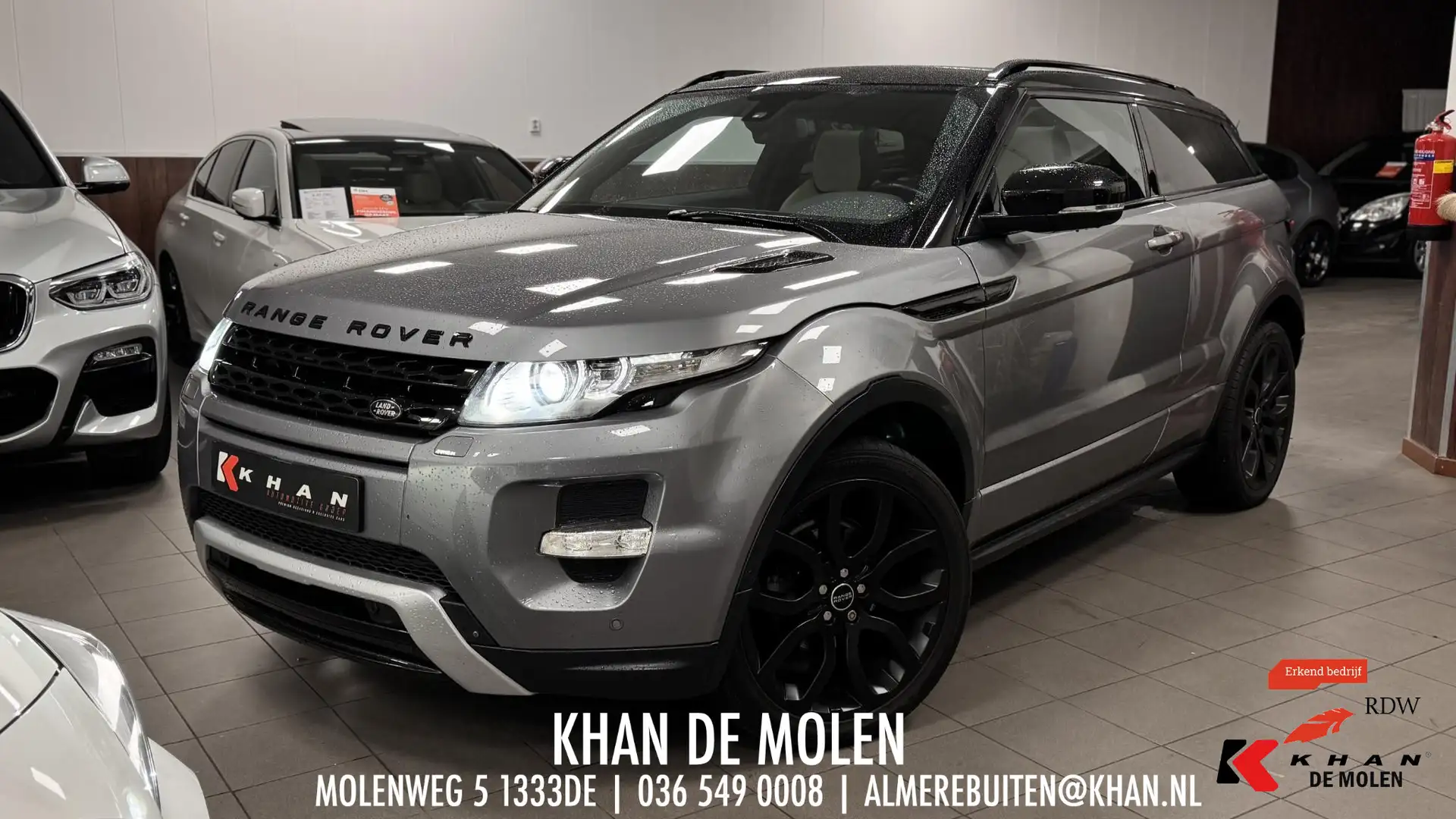 Land Rover Range Rover Evoque Coupé 2.0 Si 4WD Prestige VOL|Pano|Trekhaak|360º|E Grau - 1