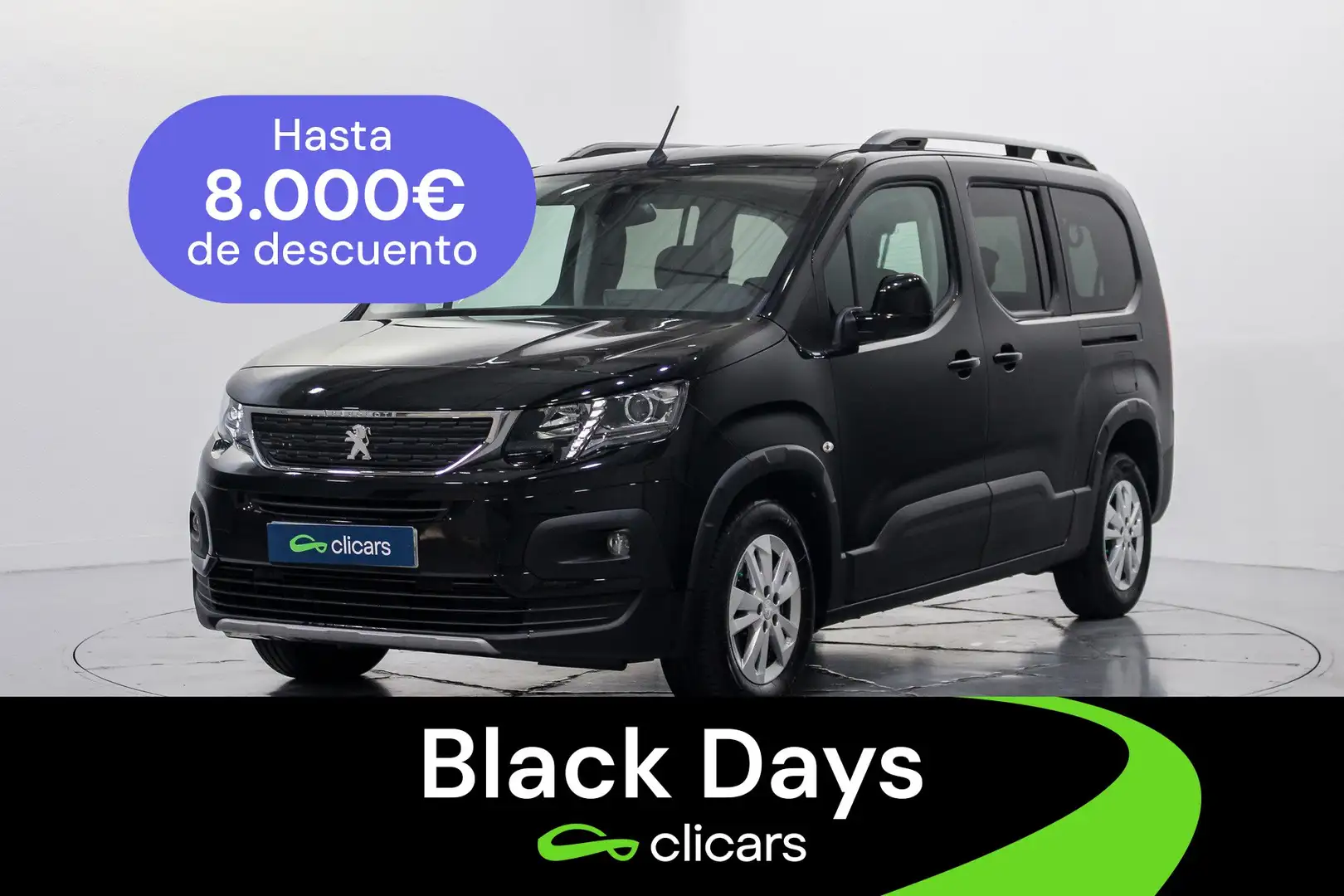 Peugeot Rifter 1.5BlueHDi S&S Long Allure Pack 7pl 100 Negro - 1