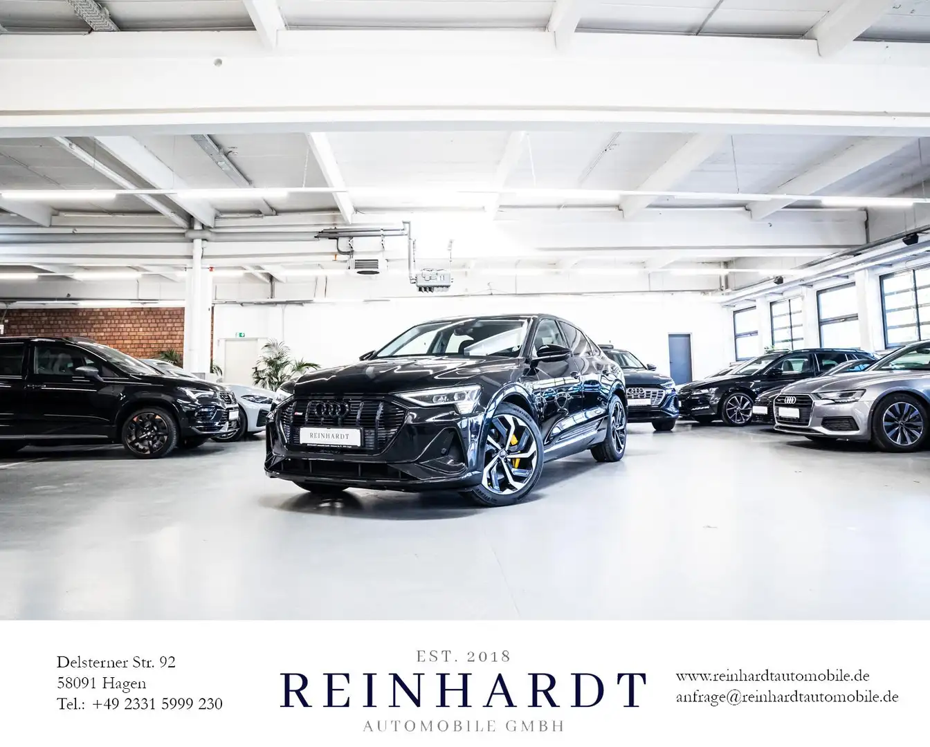Audi e-tron SPORTBACK 55 S LINE MATRIX/21Z/ACC/KAMERA Schwarz - 1