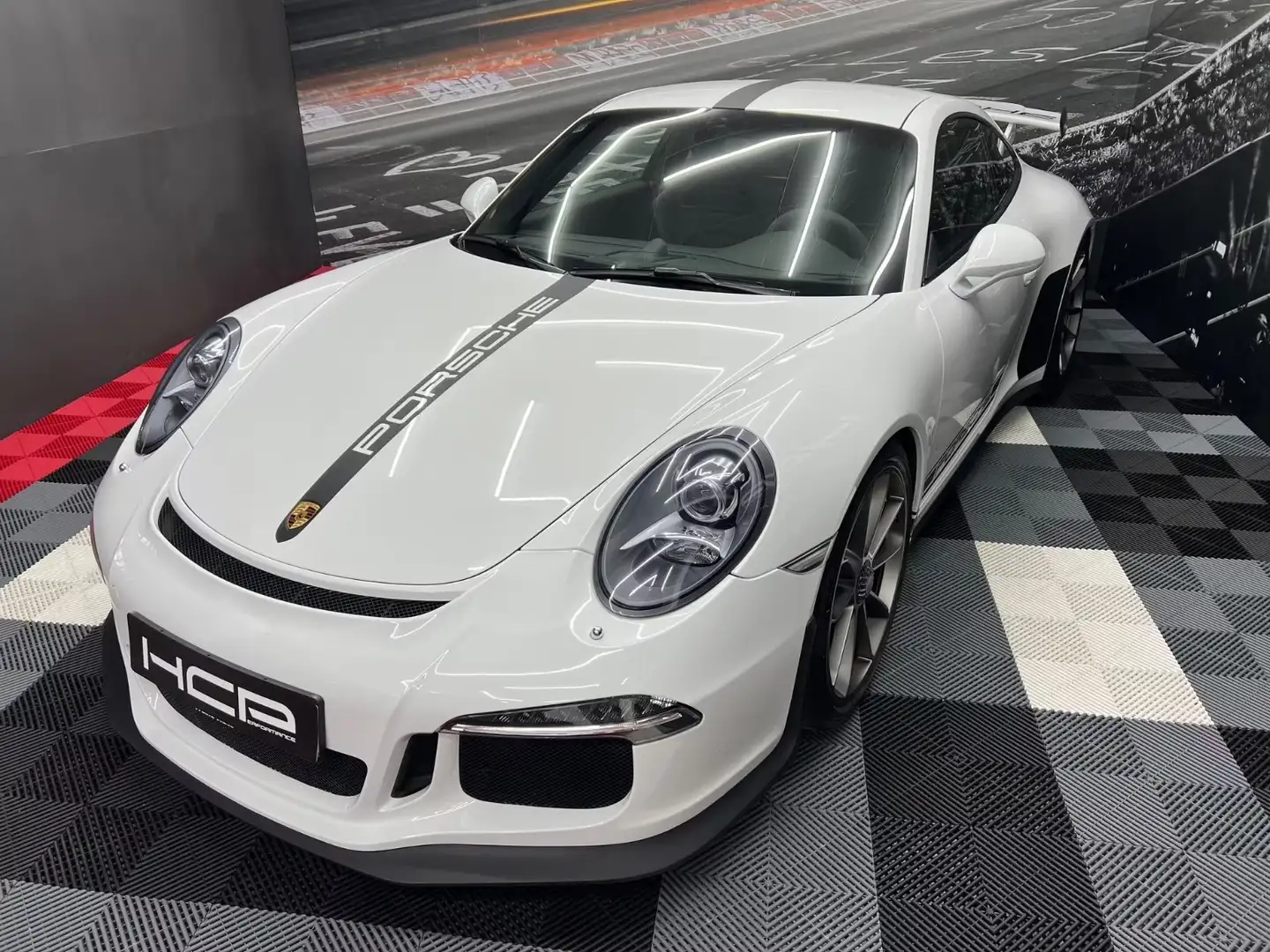 Porsche 911 991.1 GT3 3.8 476CH PDK CLUBSPORT Blanc - 2