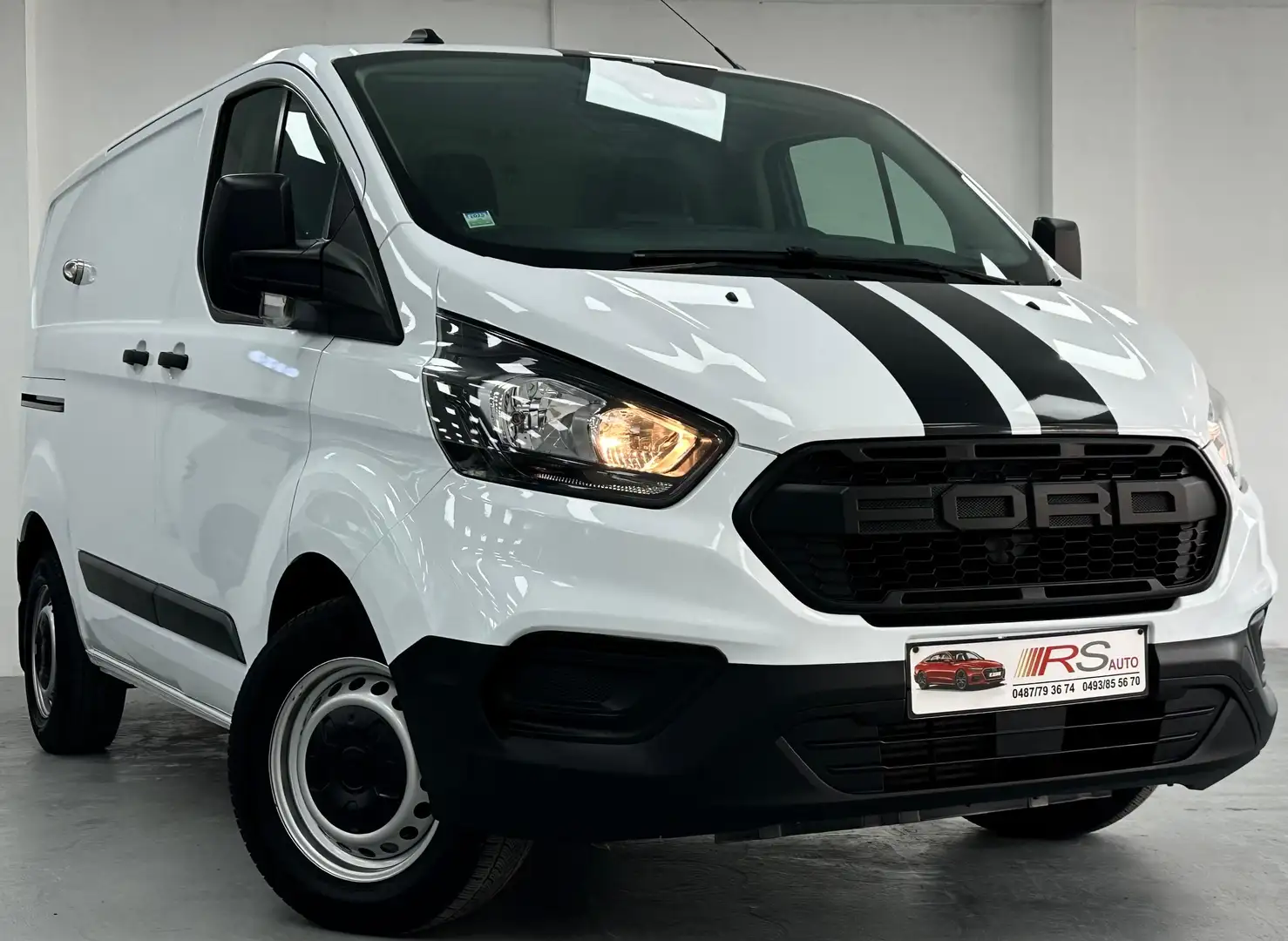 Ford Transit Custom 2.0 TDCi-GARANTIE 12MOIS-GPS-CAMERA-TVA DEDUCTIBLE Blanc - 2