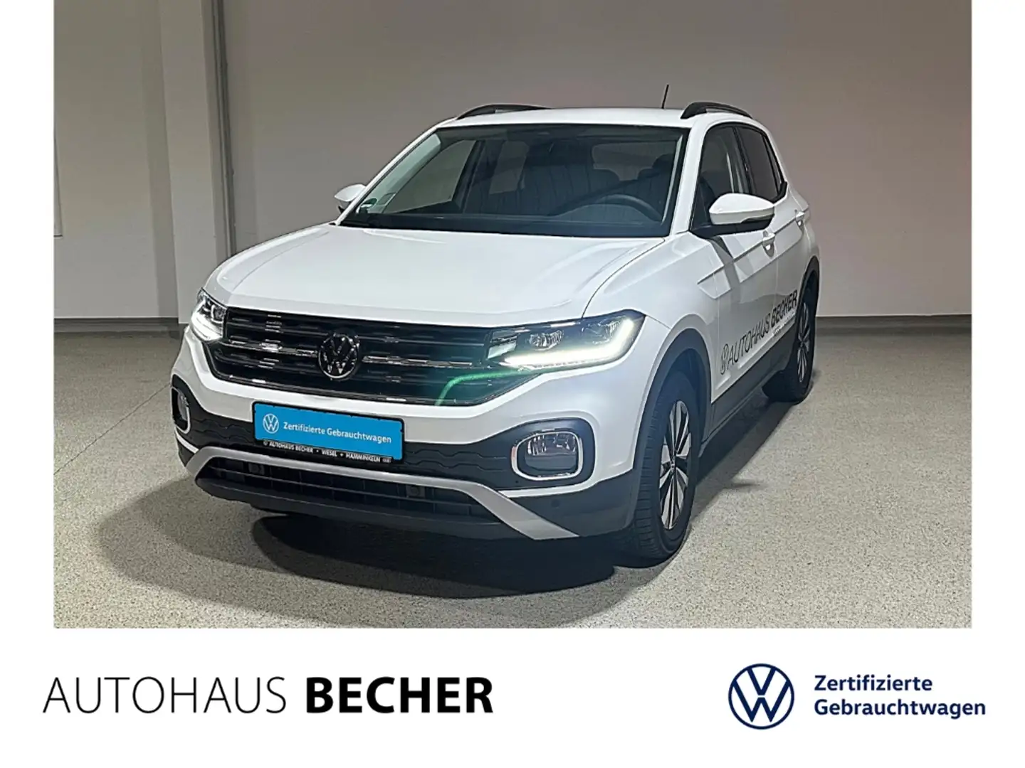 Volkswagen T-Cross 1.0 TSI DSG Move /LED/IQ.Drive/Sitzhz Weiß - 1