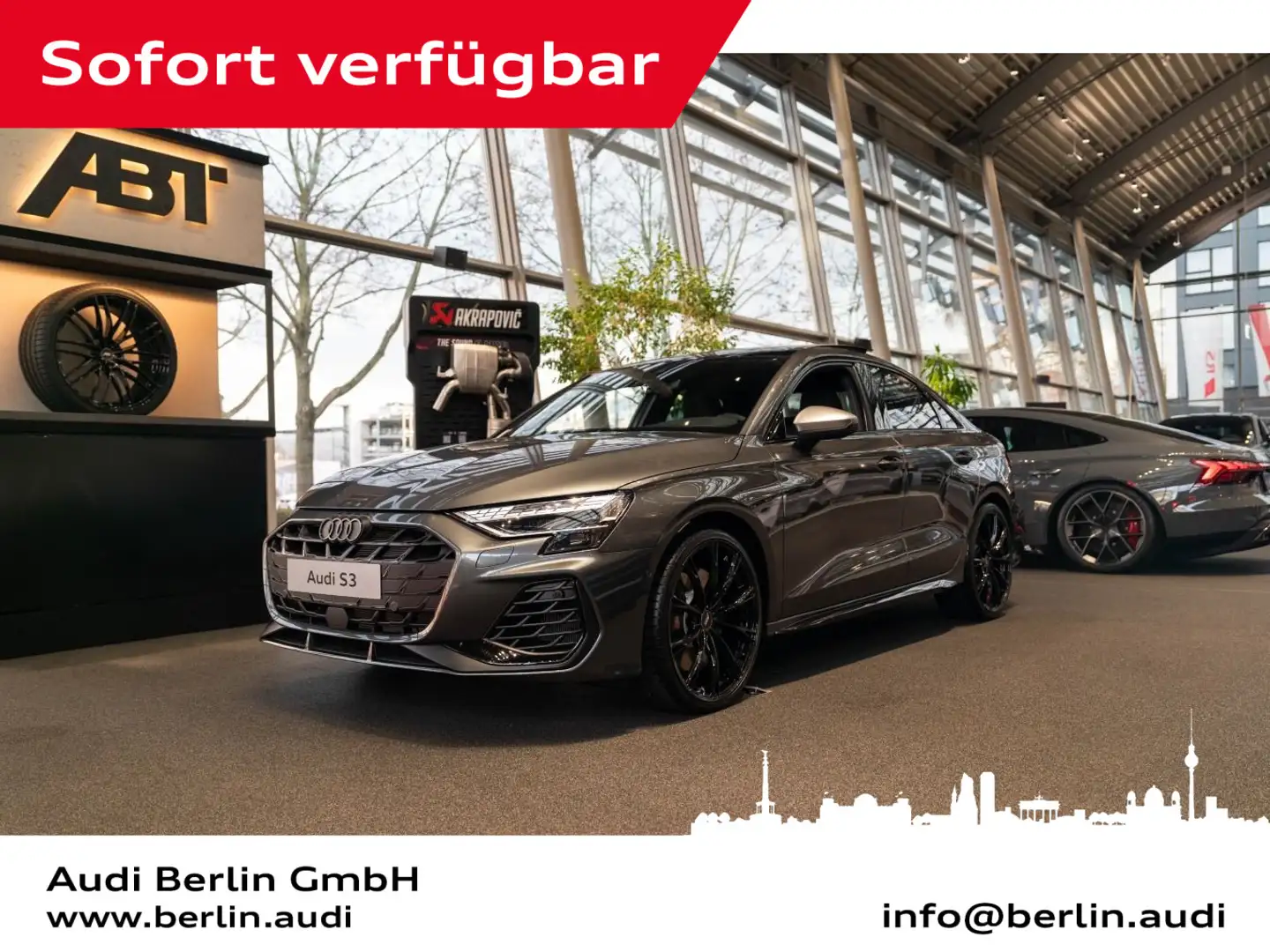 Audi S3 TFSI S tronic Gris - 1