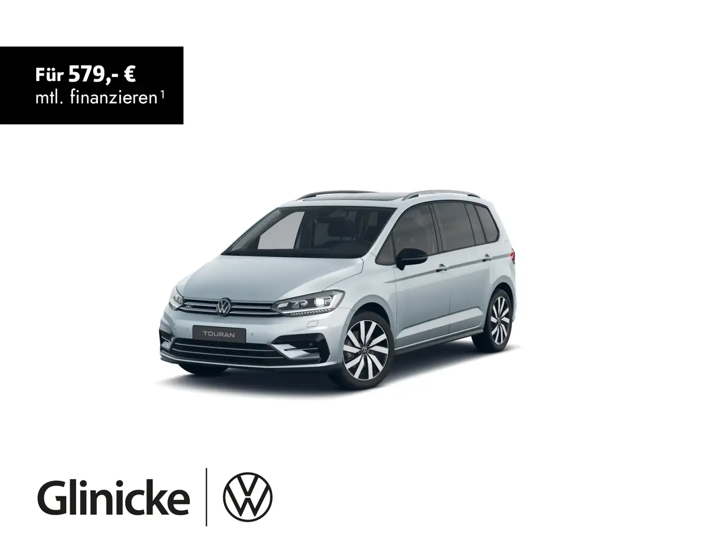 Volkswagen Touran Comfortline 1.5 TSI DSG, PANO, AHK, NAVI Silber - 1