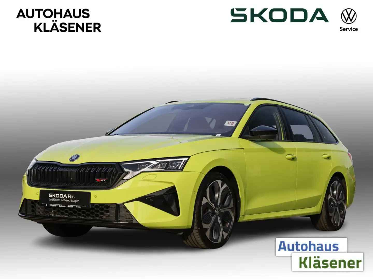 Skoda Octavia Combi RS 195KW DSG ACC DCC AHK MATRIX KAM Grün - 2