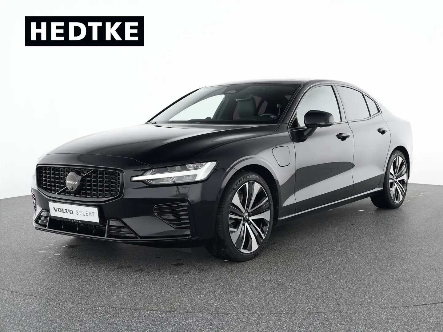 Volvo S60 T8 Recharge Ultimate Dark 19"+B&W+AHK+360° Schwarz - 1
