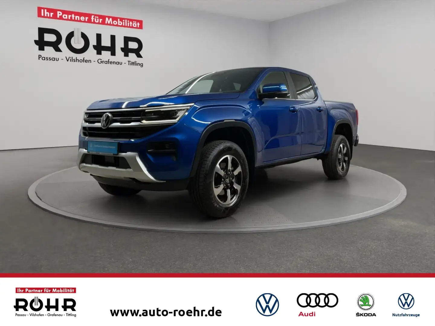Volkswagen Amarok Style DC (AHK.SHZ.Navi.Kamera) 3.0 TDI DSG 4x4 Blau - 1