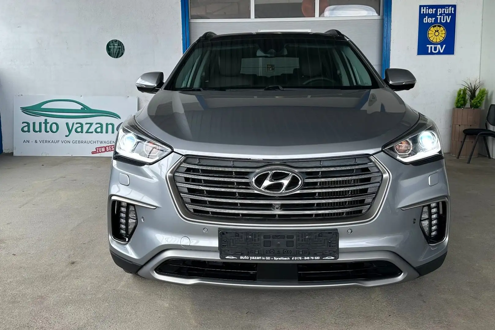 Hyundai Grand Santa Fe blue Premium 4WD/1.HAND/7.SITZER Silber - 2