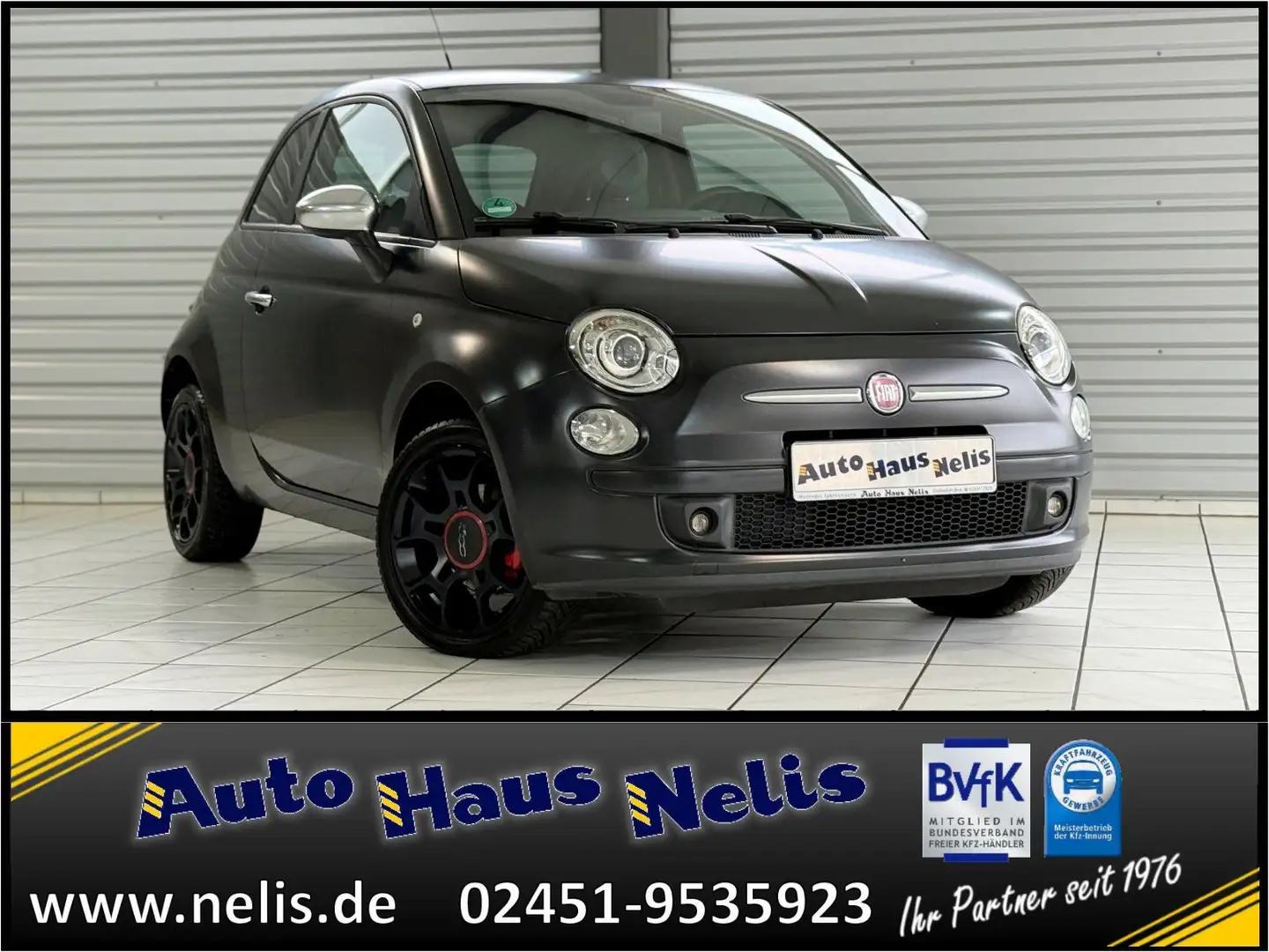 Fiat 500 1,4 16V Rock Star Klimaautom. Bi-Xenon Radio Schwarz - 1