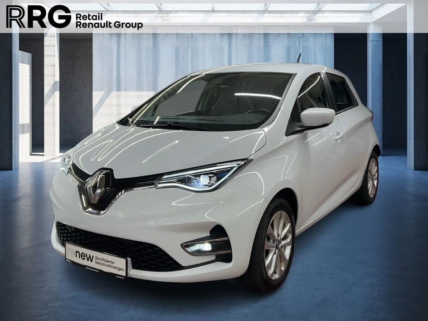 Renault ZOE EXPERIENCE R135 50kWh  BATTERIEKAUF Weiß - 1