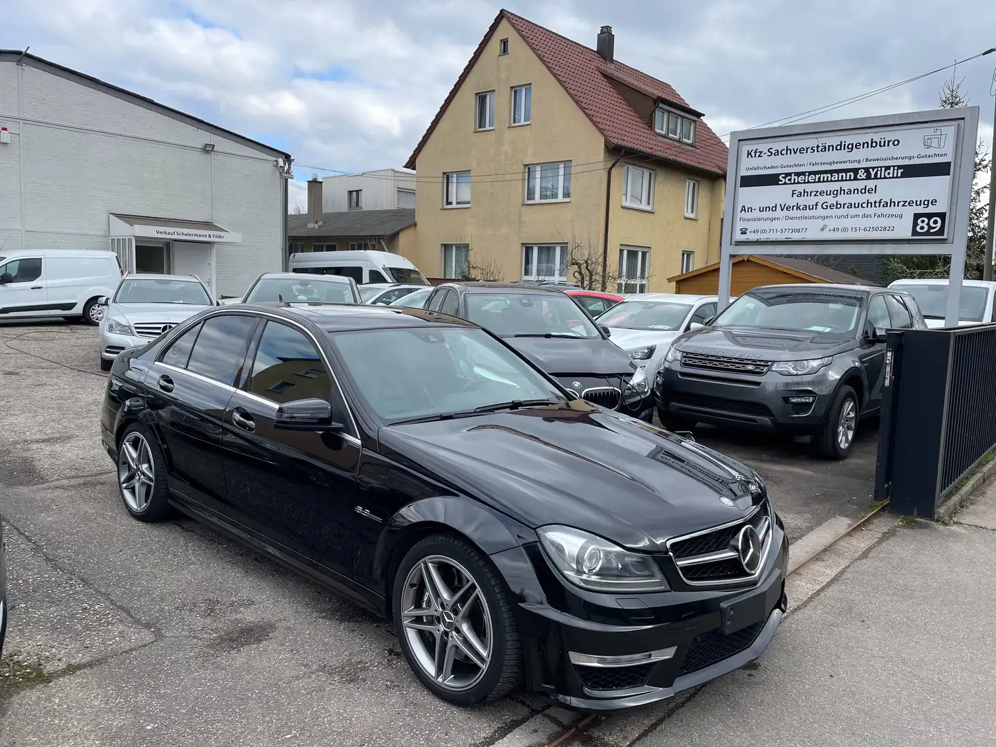 Mercedes-Benz C 63 AMG Nav. Xen. PTS SHD PTS ILS Dist. Memory-Paket Schwarz - 1