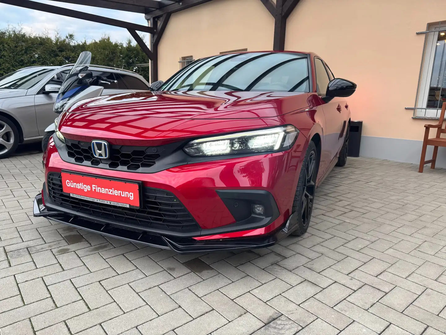 Honda Civic e:HEV Sport, inkl. Winterkompletträder Rot - 2