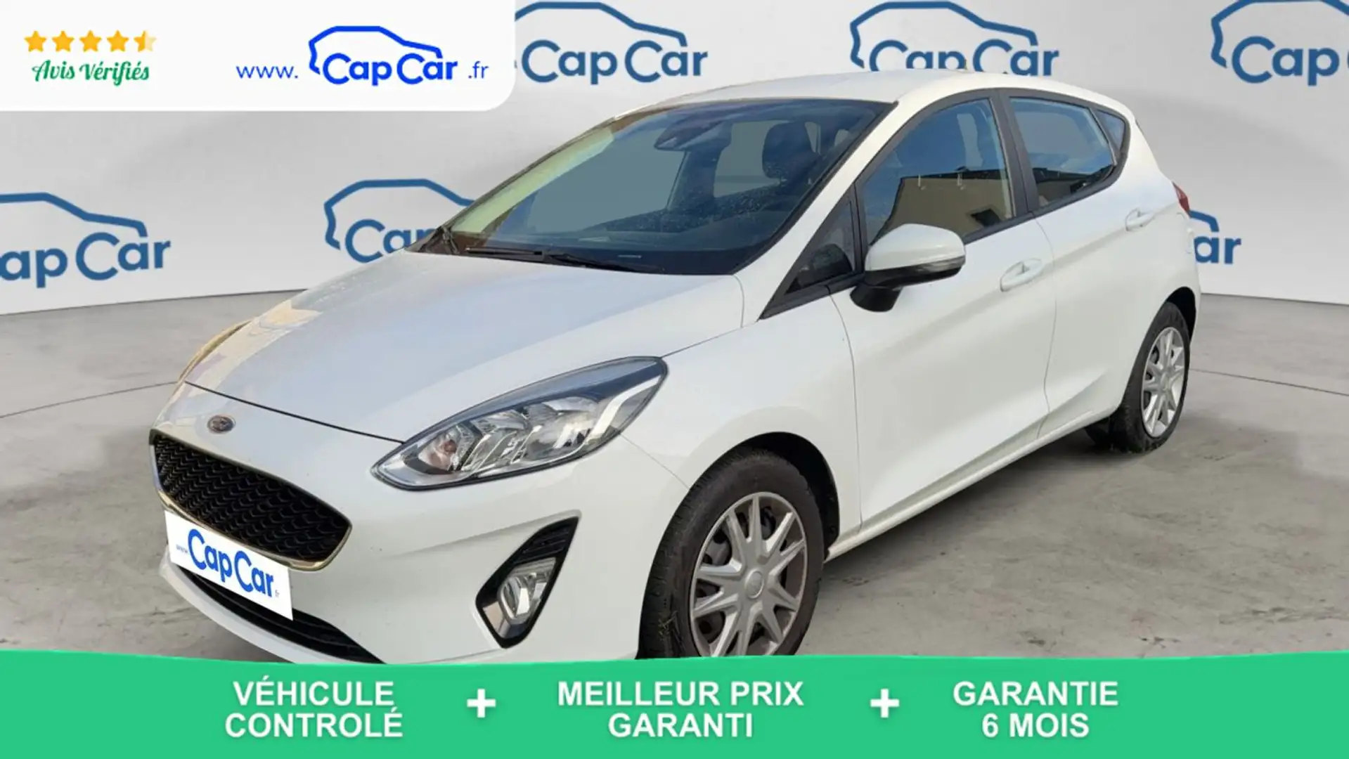 Ford Fiesta VI 1.0 Ecoboost 85 Business Blanc - 1