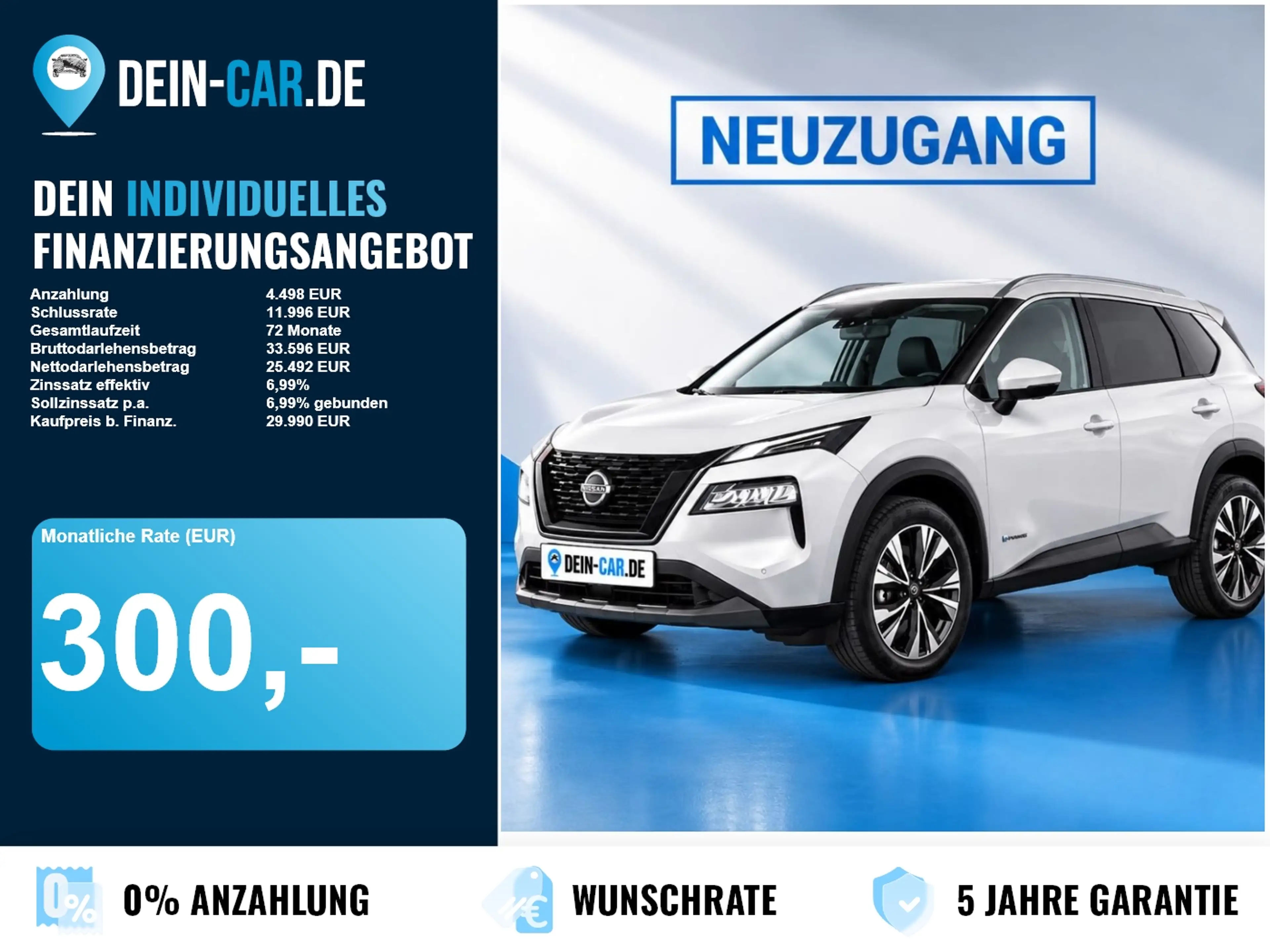 Nissan X-Trail 360 ACC LED Navi PDC SHZ SpurW Kam. LM