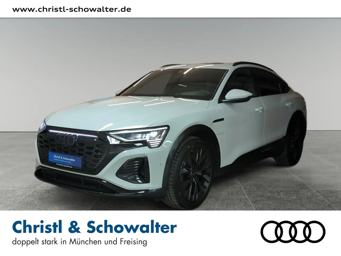 Audi Q8 e-tron 55  Sportback S line AHK MATRIX LUFTFED Weiß - 1