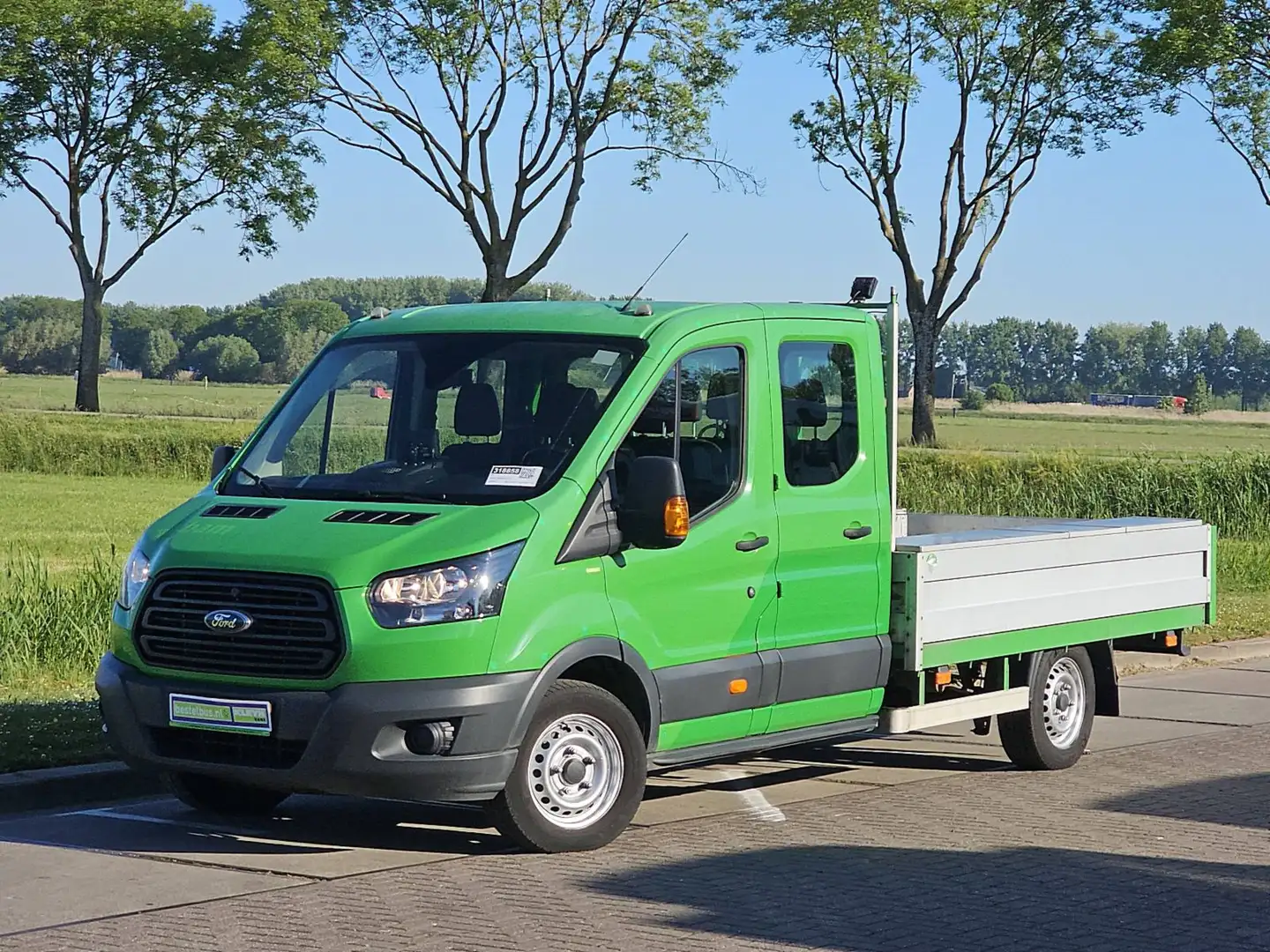Ford Transit 2.0 DUB.CAB Open-Laadbak zelena - 2
