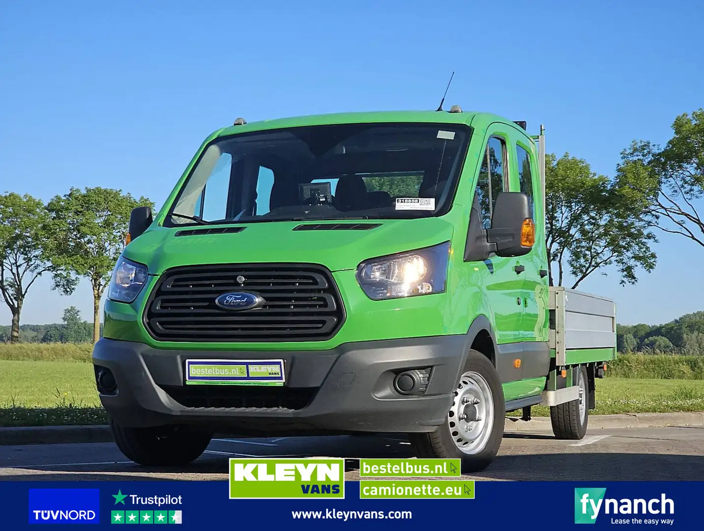 Ford Transit 2.0 DUB.CAB Open-Laadbak zelena - 1
