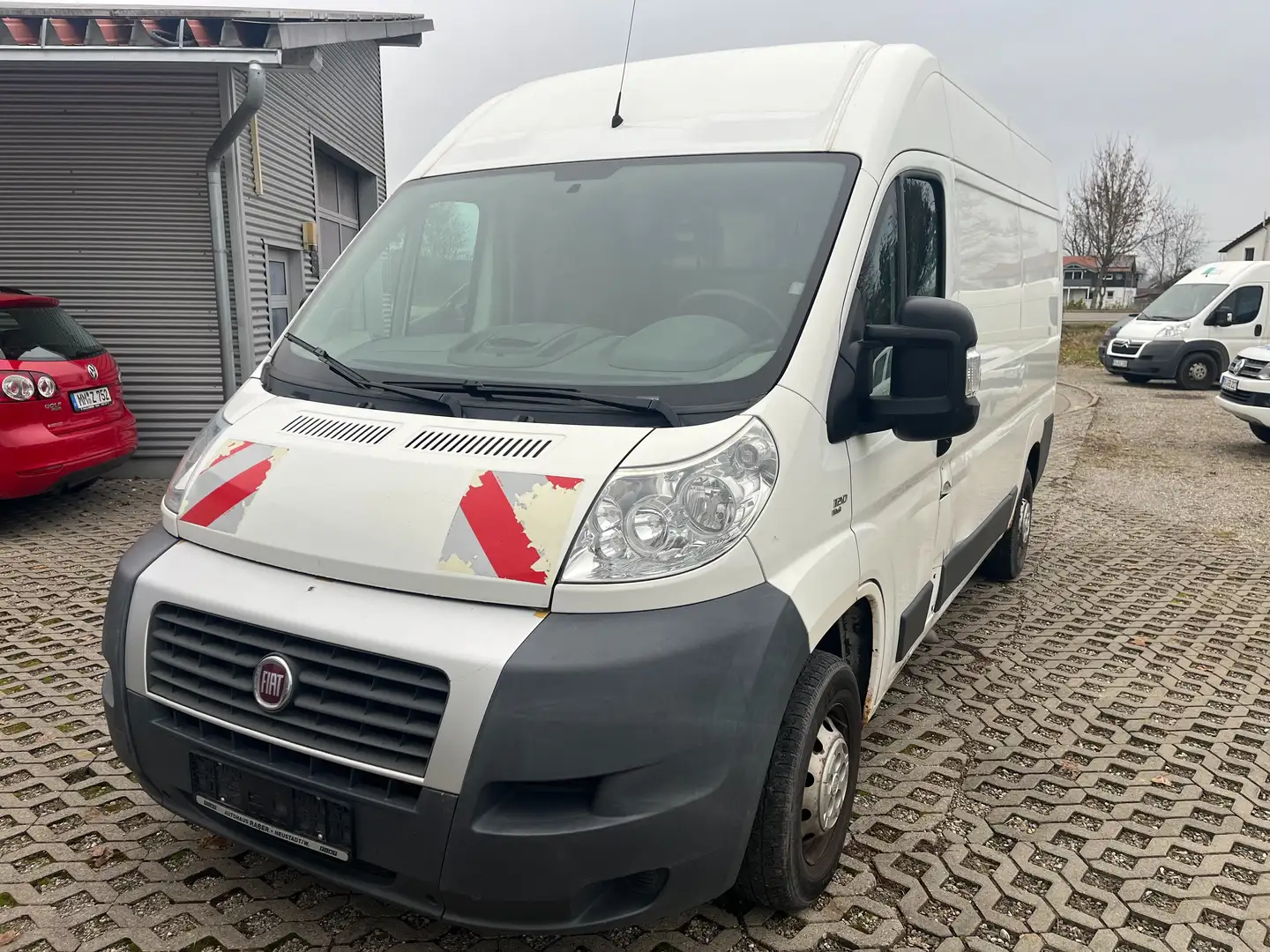 Fiat Ducato 2.3TDI 88KW H+L AHK-2500kg TÜV Fällig Weiß - 1