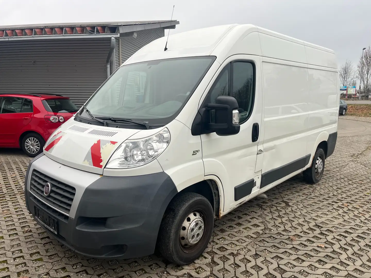 Fiat Ducato 2.3TDI 88KW H+L AHK-2500kg TÜV Fällig Weiß - 2