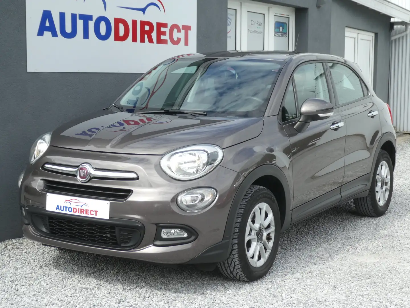 Fiat 500X 1.6i E-torq Pop Navi, Airco, PDC *GARANTIE 1 JAAR* Grijs - 1