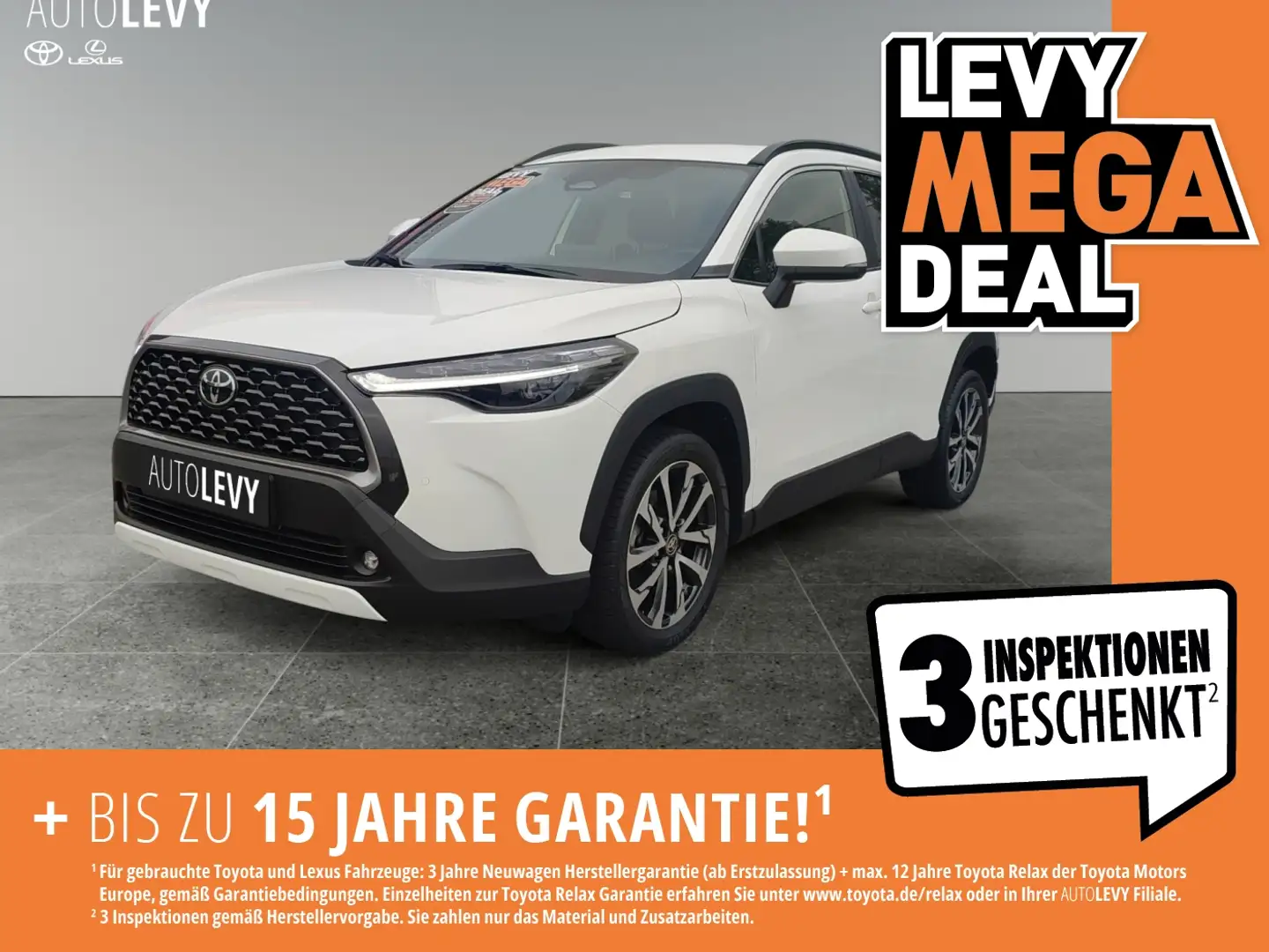 Toyota Corolla Cross Style 1.8 Hybrid Kamera*PDC*ACC Weiß - 1