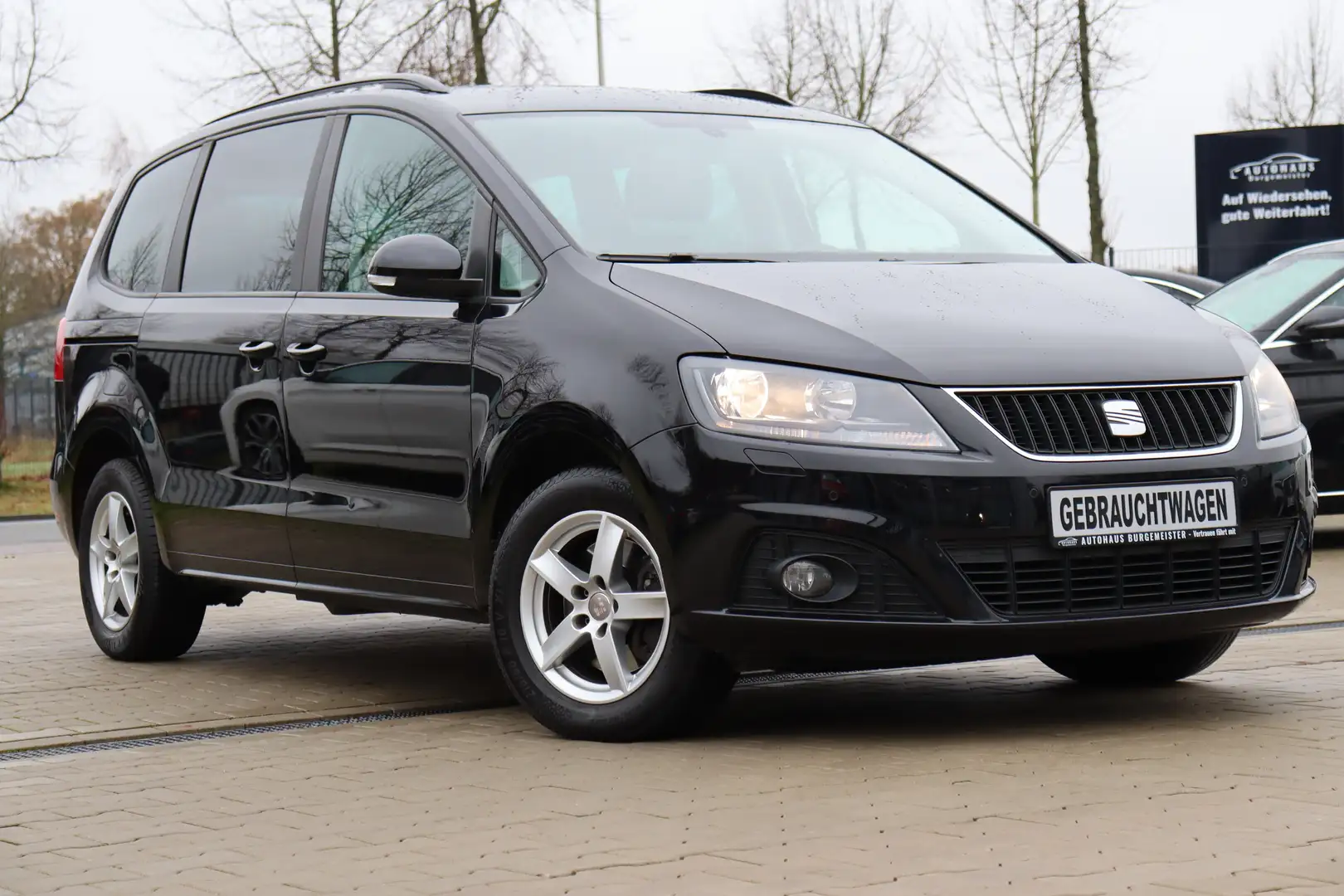 SEAT Alhambra Style 2.0 *3-Hand*7-Sitze*AHK*SHZ*Kamera*PDC*Temp* Zwart - 1