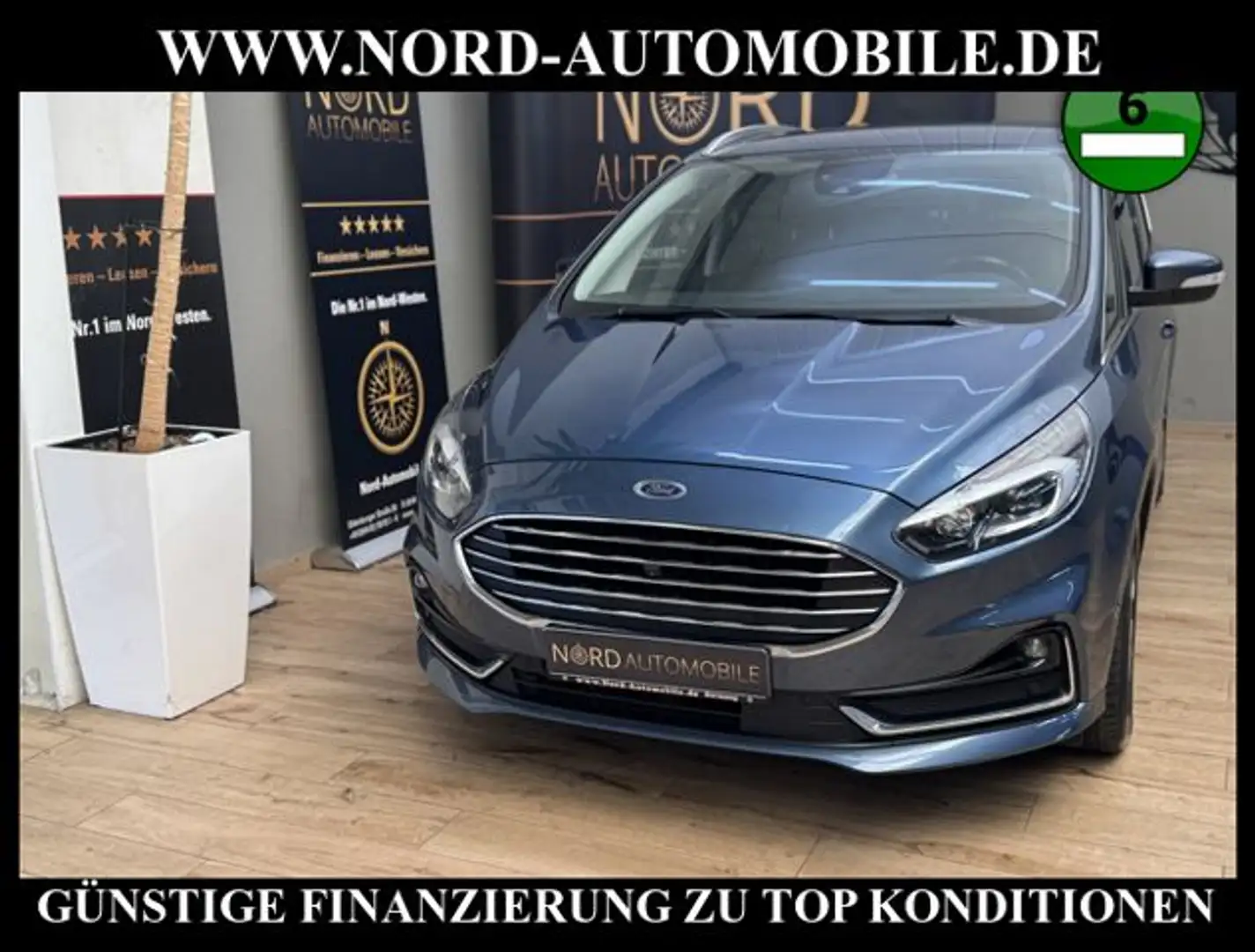 Ford S-Max Titanium Diesel *AHK*STHZ*NAV*LED*UPE:51 Blau - 1
