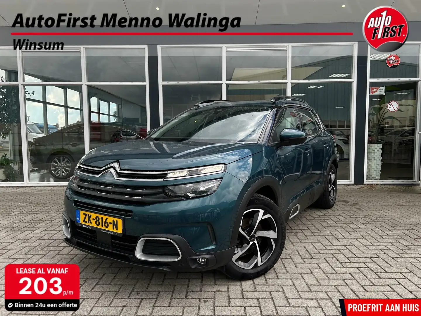Citroen C5 Aircross 1.2 PureTech |Nieuwe Distributie| Camera | Trekhaa Groen - 1