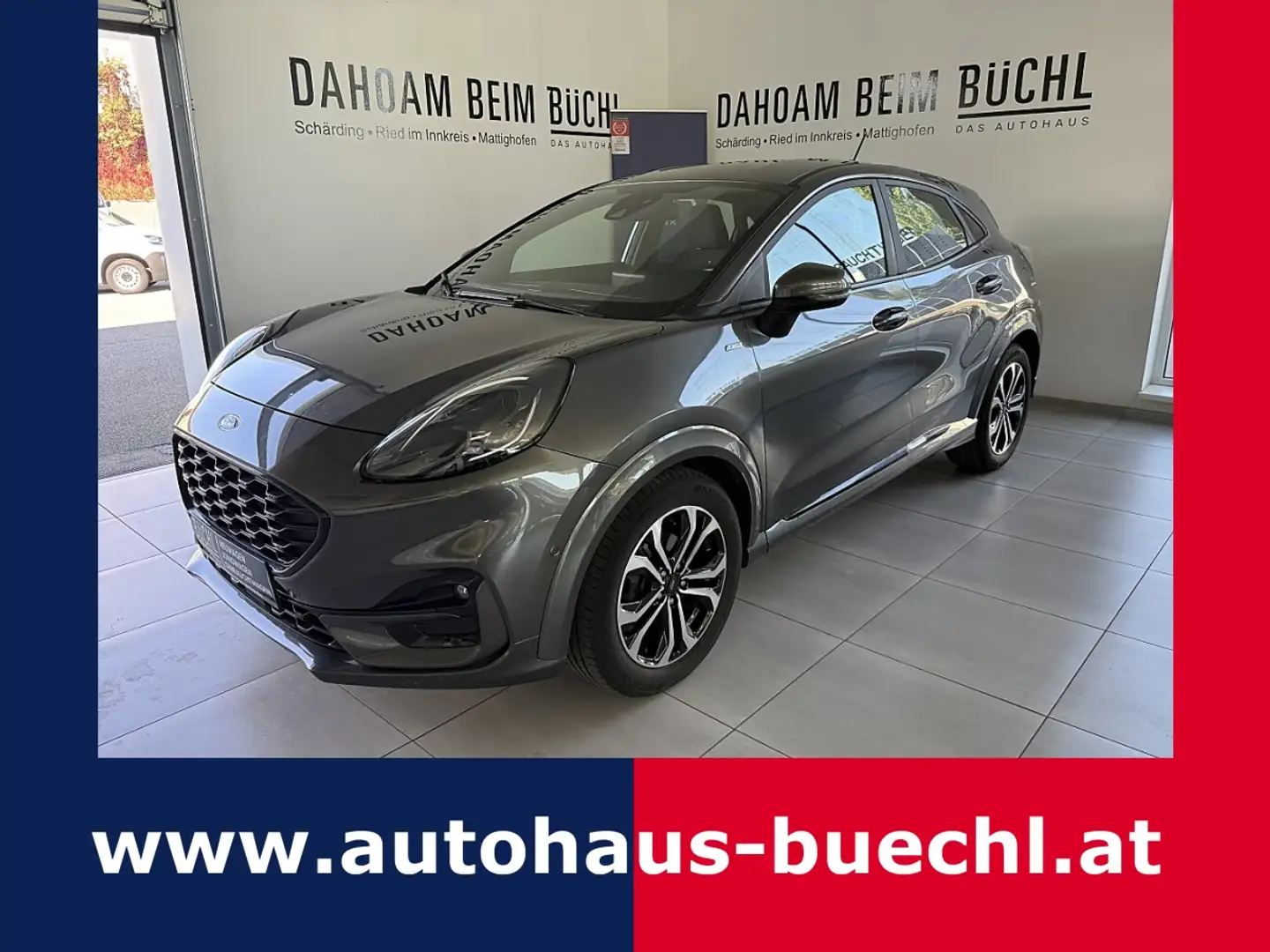 Ford Puma 1,0 EcoBoost ST-Line Aut. Grau - 1