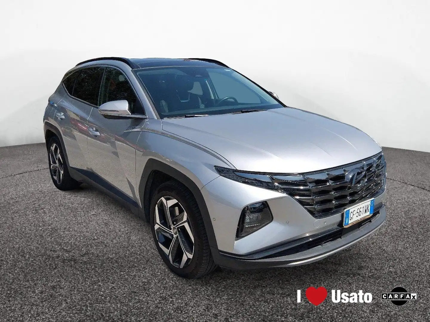 Hyundai TUCSON III 2021 1.6 phev Exellence Lounge Pack 4wd auto Argento - 2