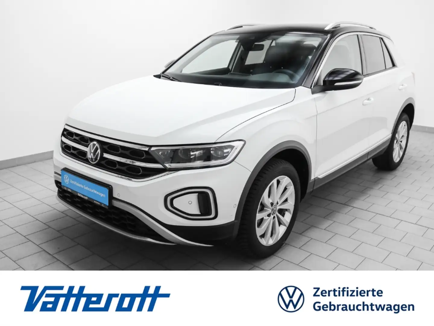 Volkswagen T-Roc 1.5 TSI STYLE Navi AHK ACC Weiß - 1