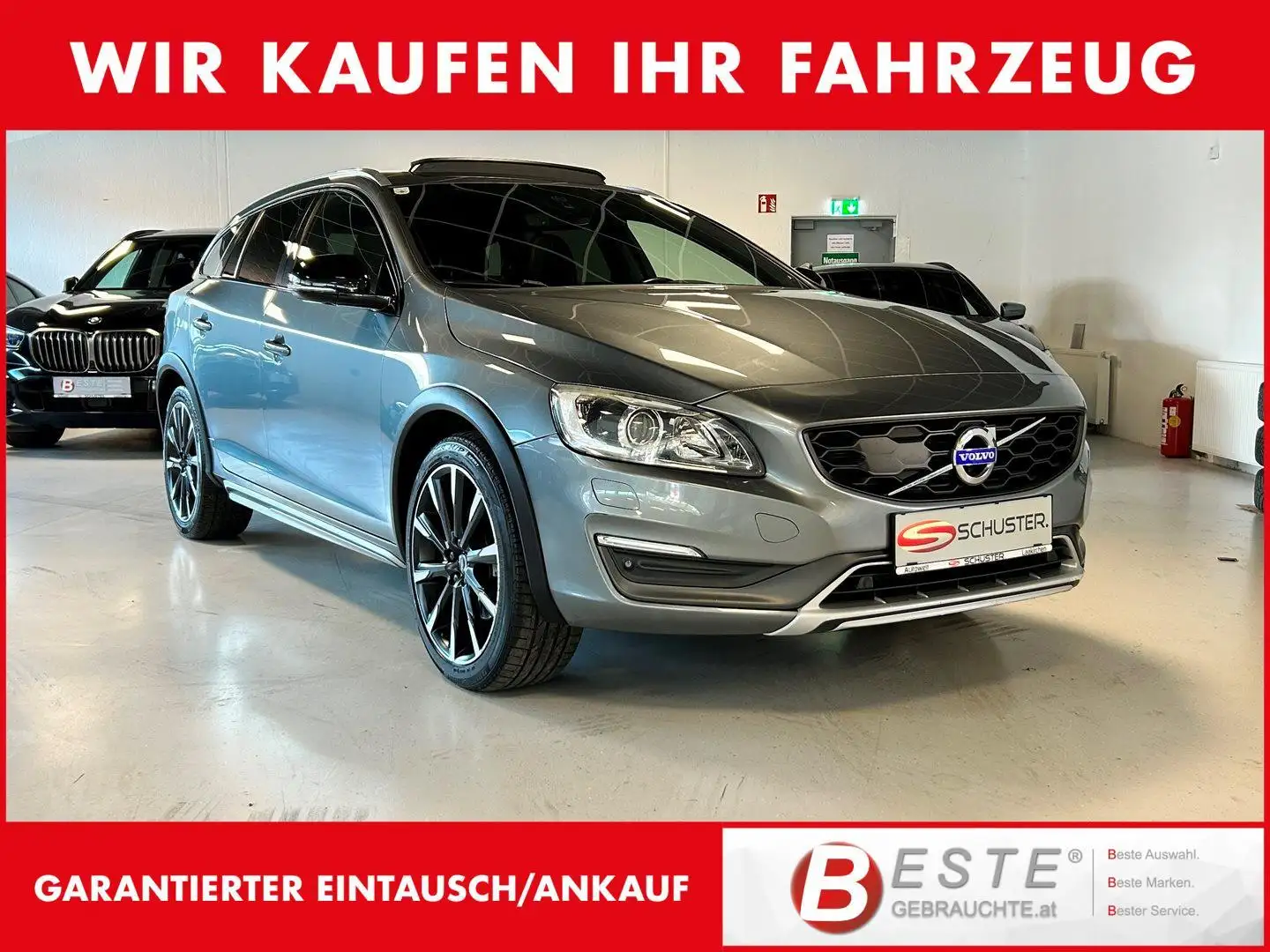 Volvo V60 Cross Country D3 Kinetic + 15 tds. EXTRAS Plateado - 1