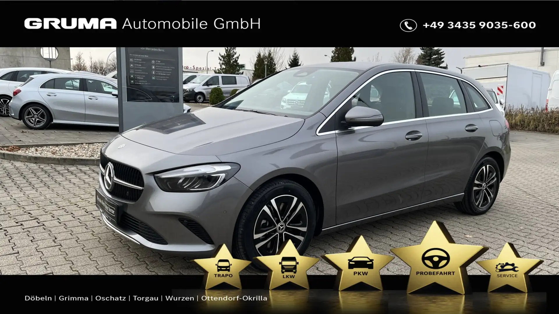 Mercedes-Benz B 250 B 250 e +Progressive+Winter-Paket+RüKamera+LED+ Gris - 1