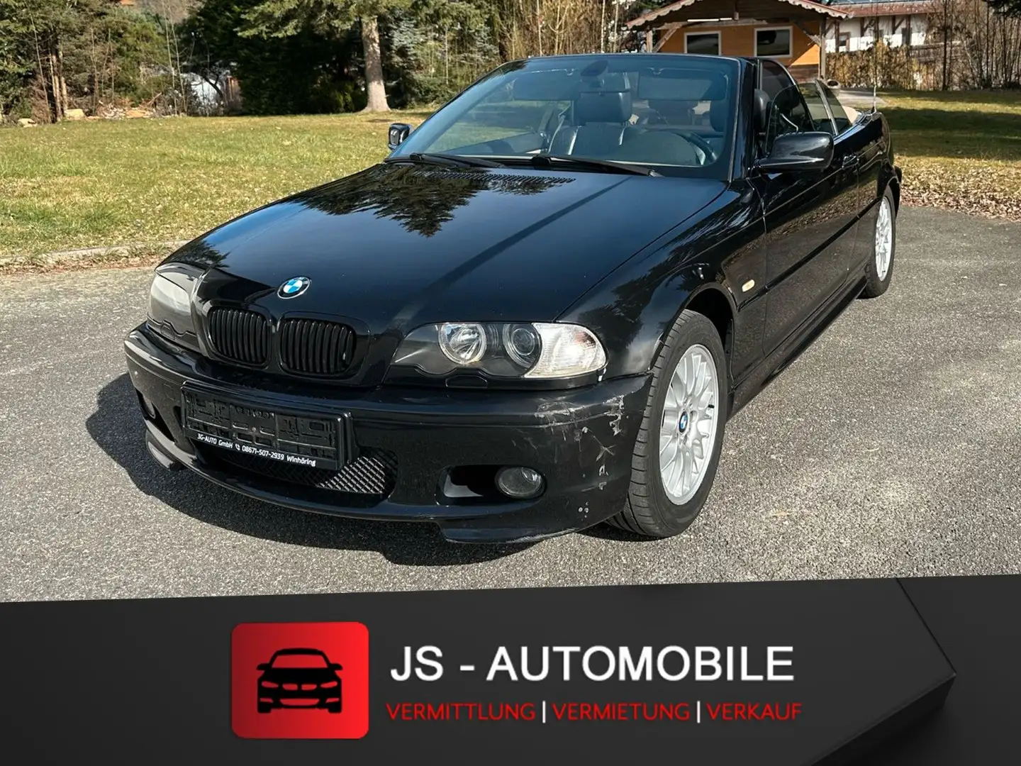 BMW 325 Cabrio e46*M Paket*Individual*SHZ*TÜV2026*DE Negro - 1