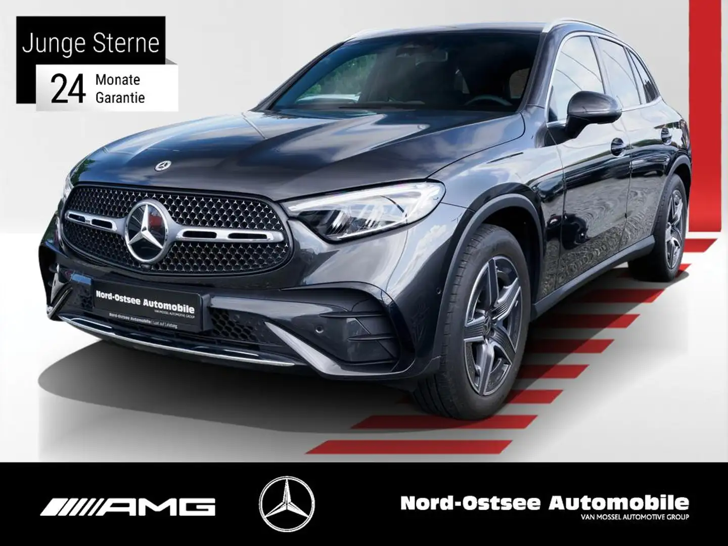 Mercedes-Benz GLC 300 d 4M AMG ADV.+ KAMERA AHK KEYLESS LED Grau - 1