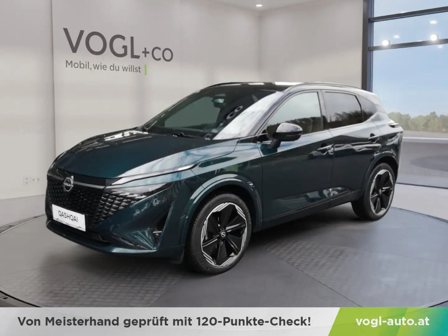 Nissan Qashqai N-Design 158PS XT 4WD Grün - 1
