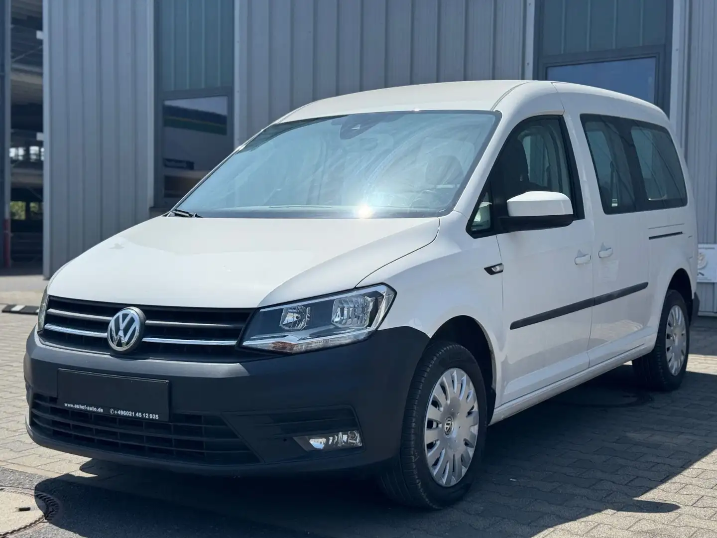 Volkswagen Caddy 2.0 Maxi DSG PKW ACC Spur St-Heiz Kam AHK Weiß - 2