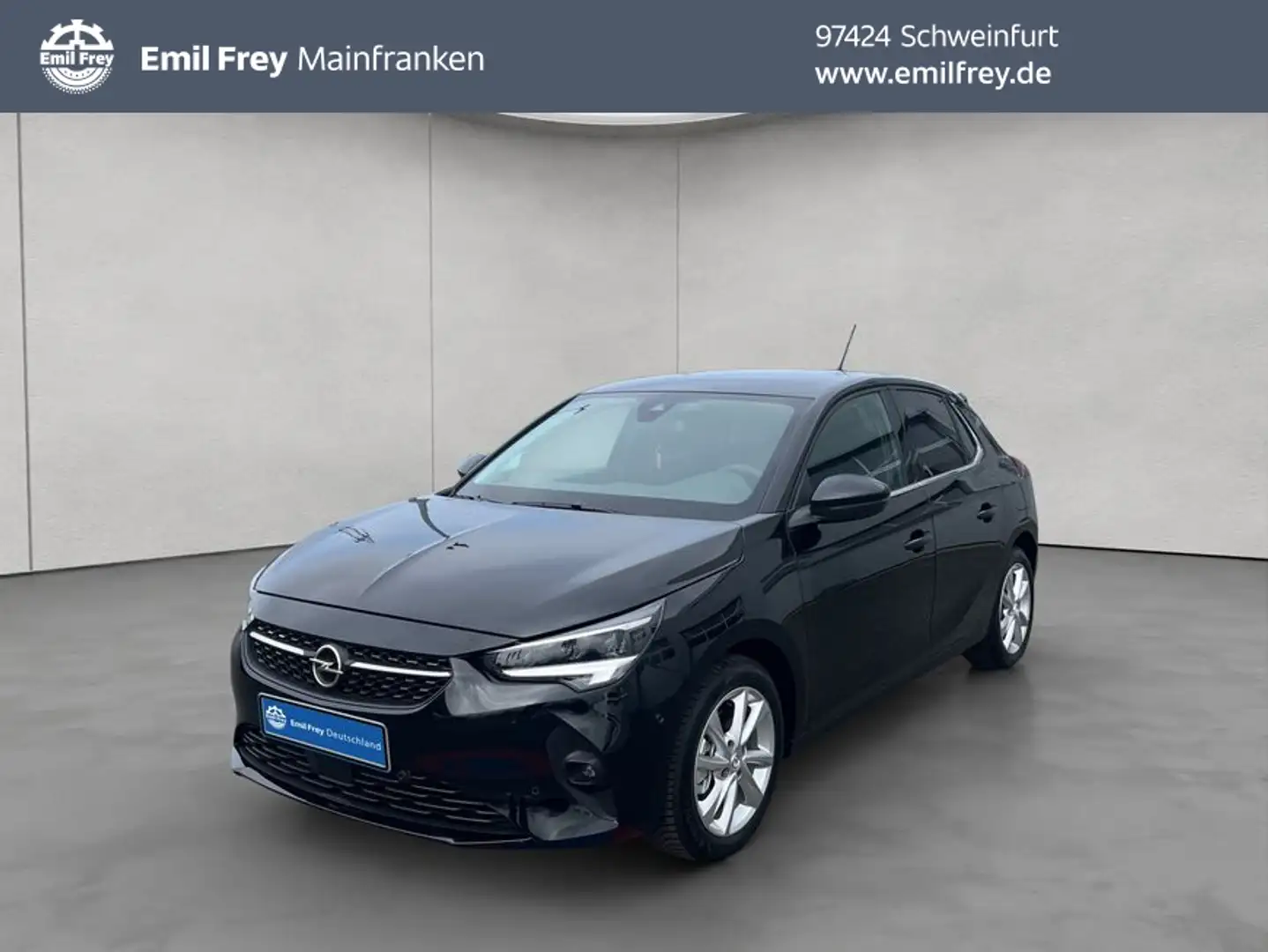 Opel Corsa 1.2 Turbo Automatik Elegance Zwart - 1